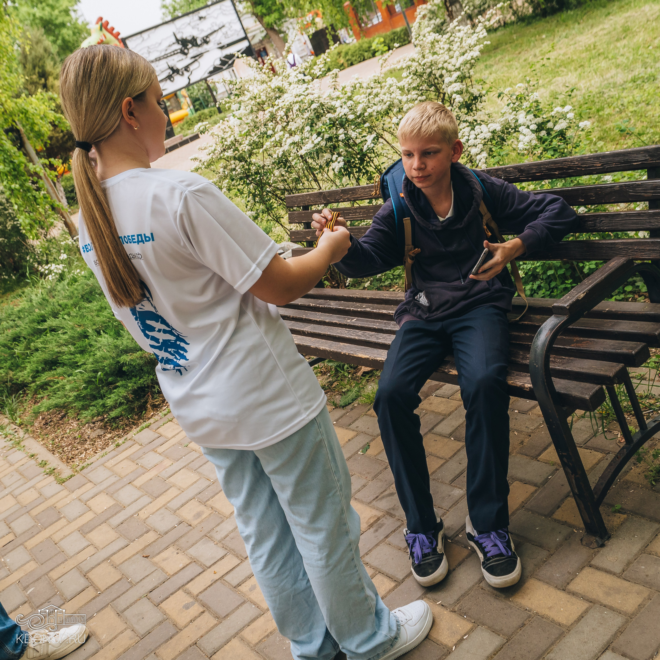 «Георгиевская ленточка — символ Победы». Новотитаровский Дом культуры