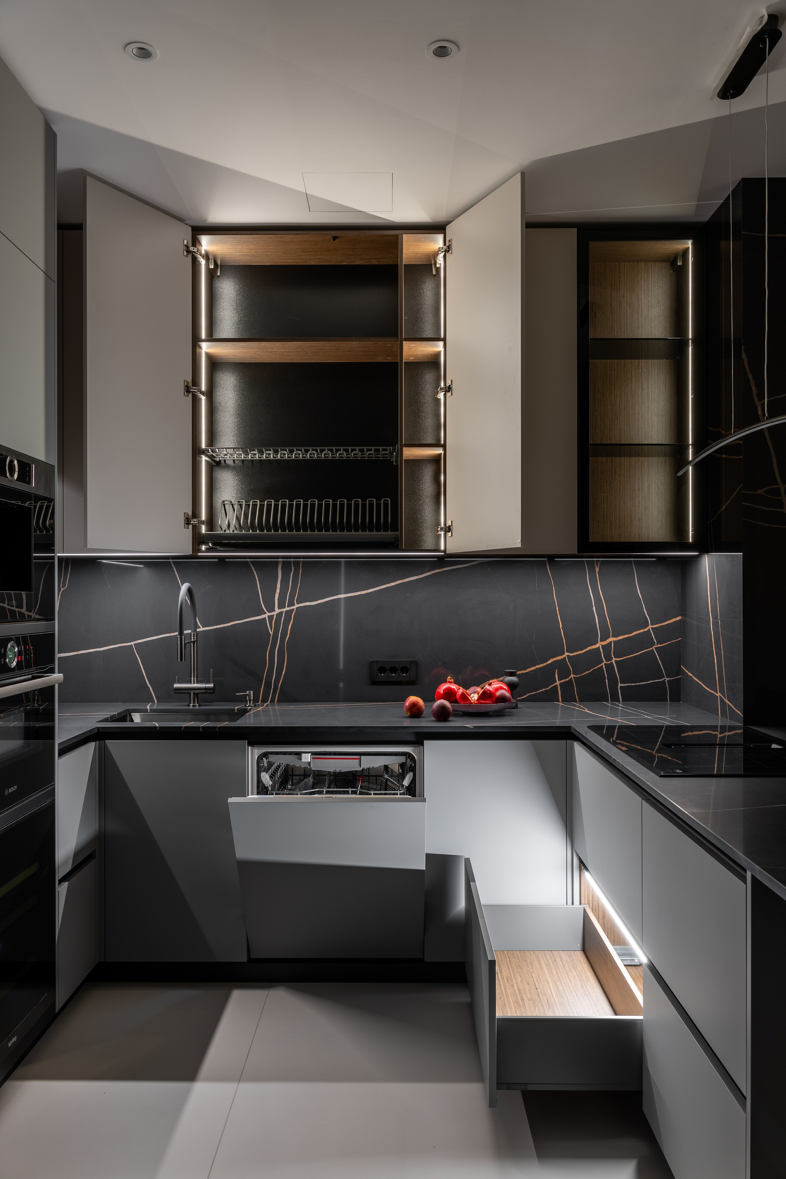 Дизайнерские апартаменты в ЖК «Поклонная 9». Veselinskiy| Интерьерный фотограф | Москва