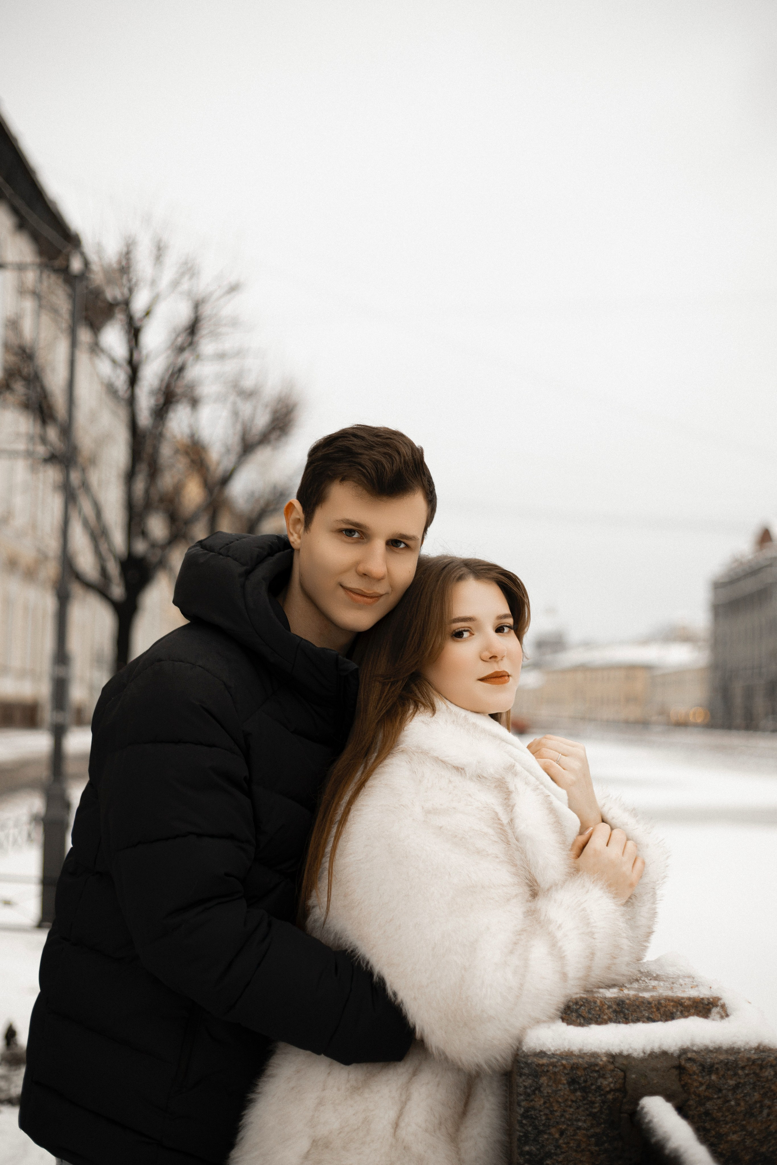 Lovestory: зимняя Исаакиевская площадь