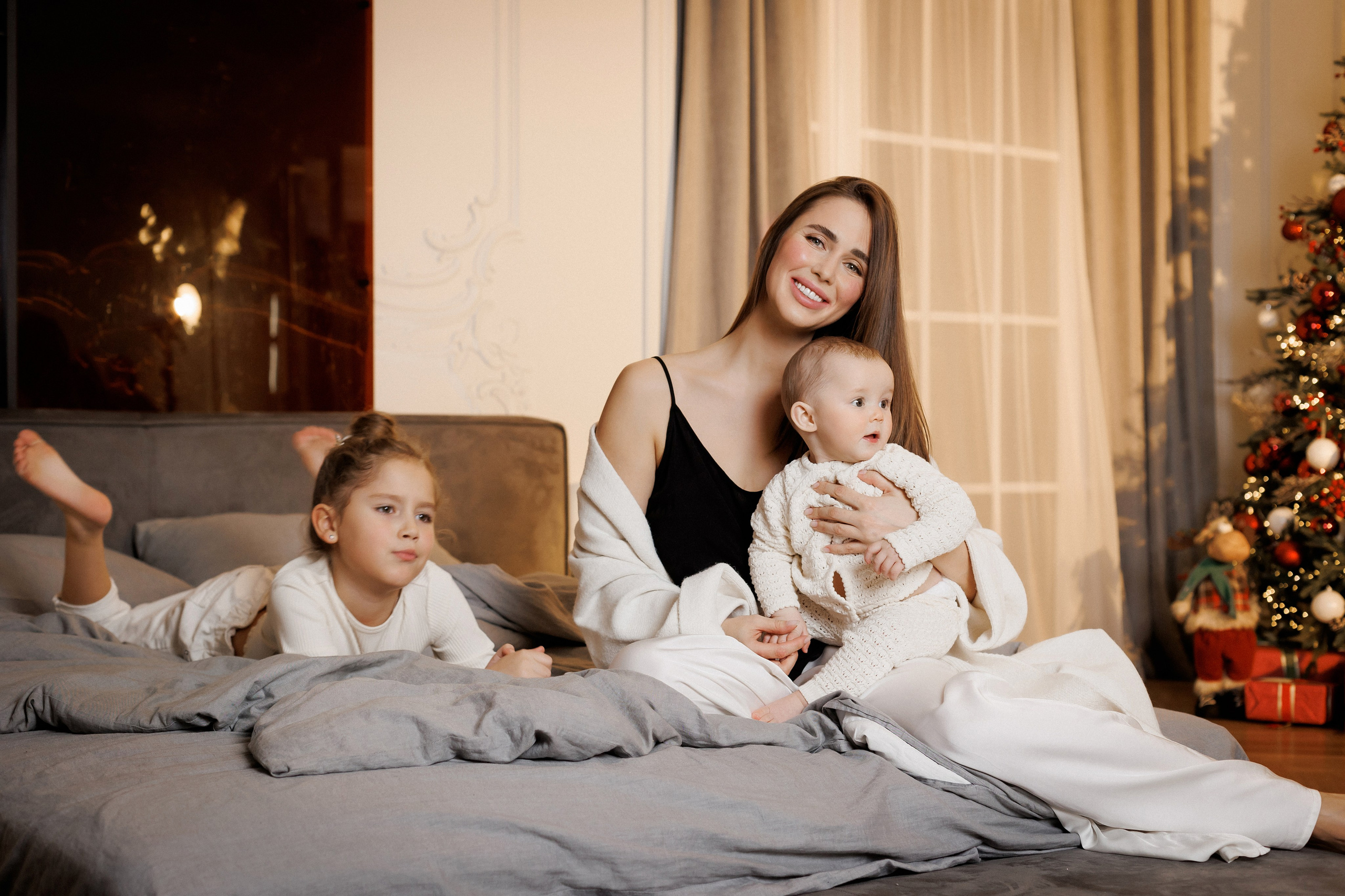 Новогодняя семейная. Портретный фотограф Санкт-Петербург Москва Андронова Юлия