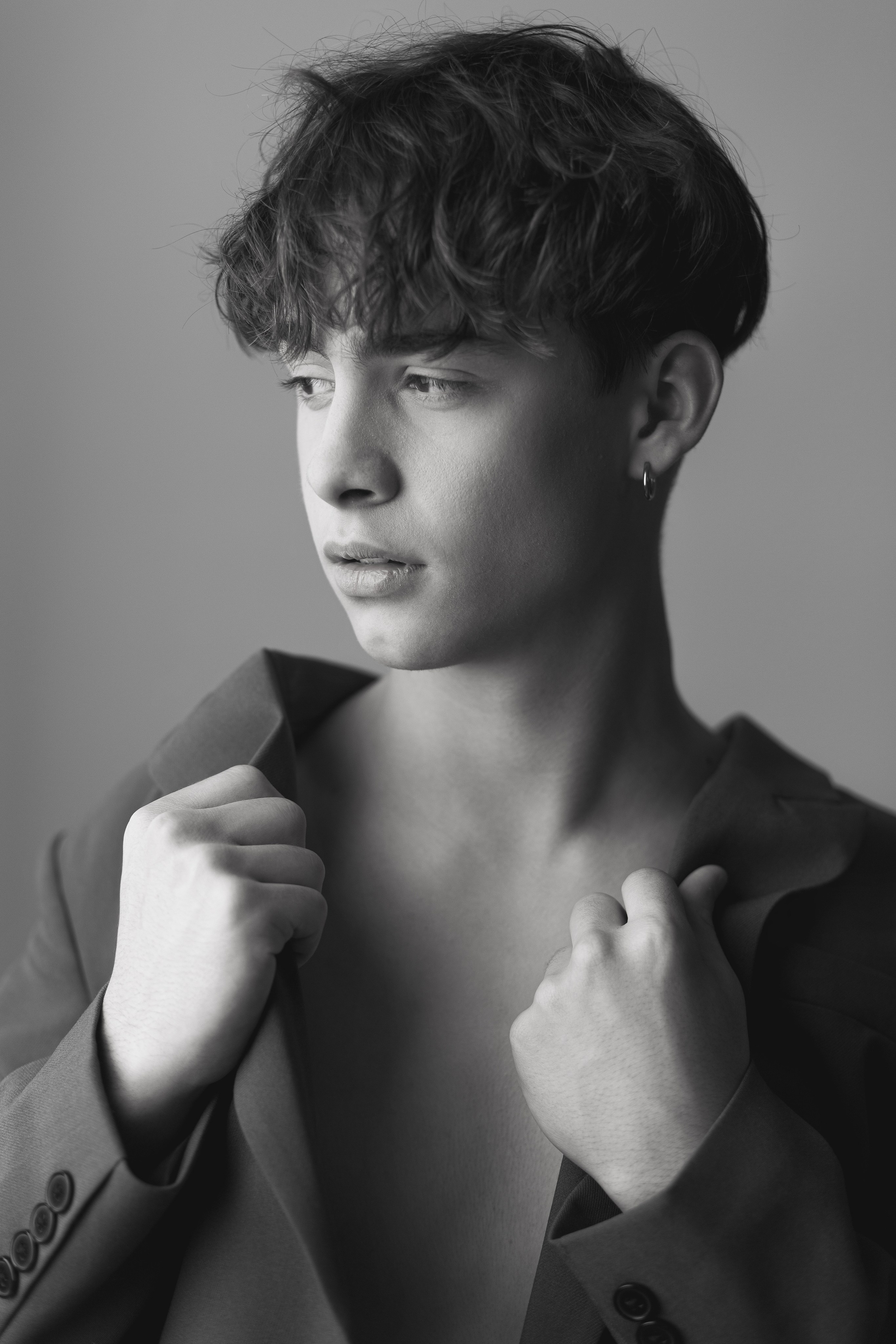 Мужской портрет ЧБ