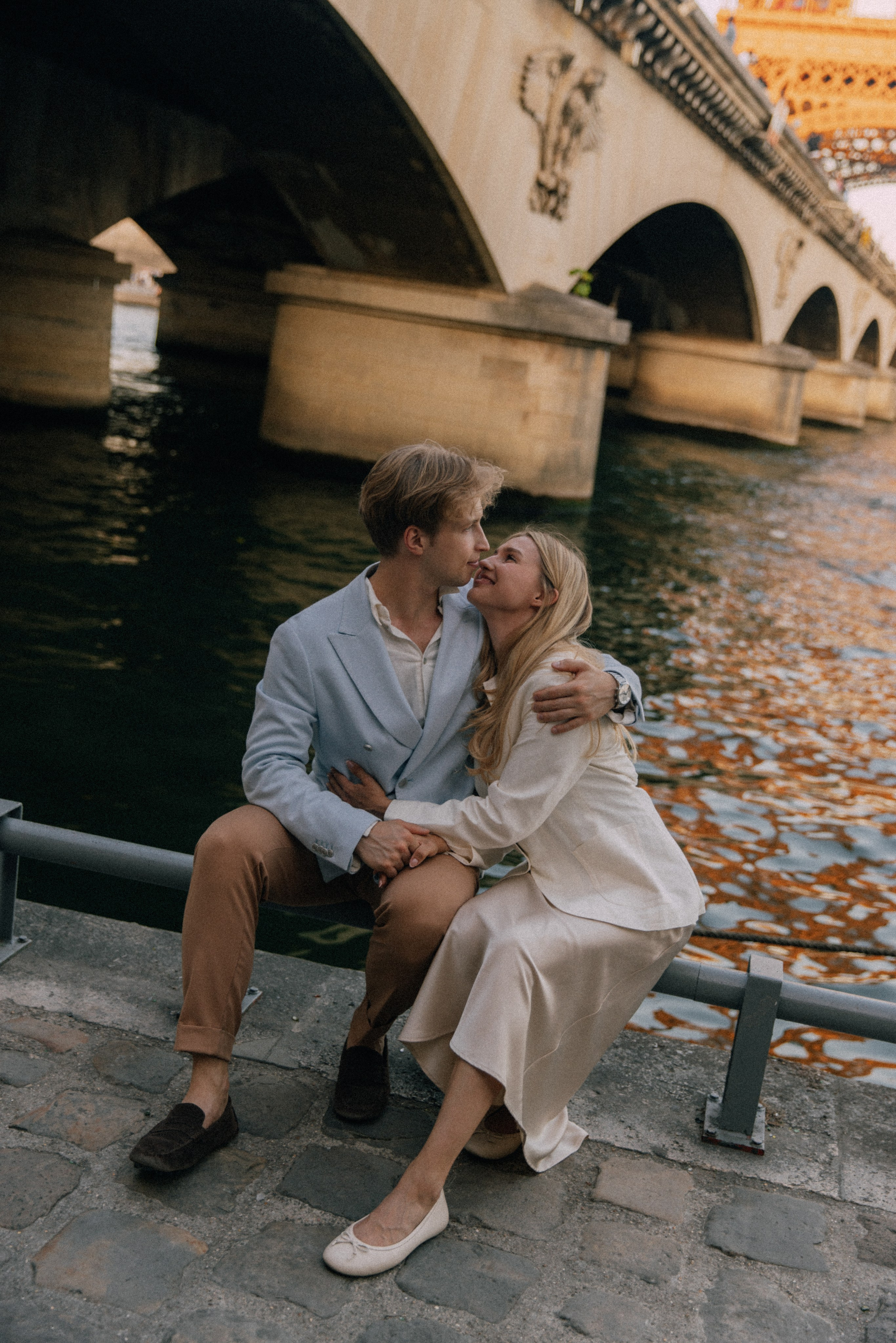 On the rooftops of Paris. Photographer in Paris