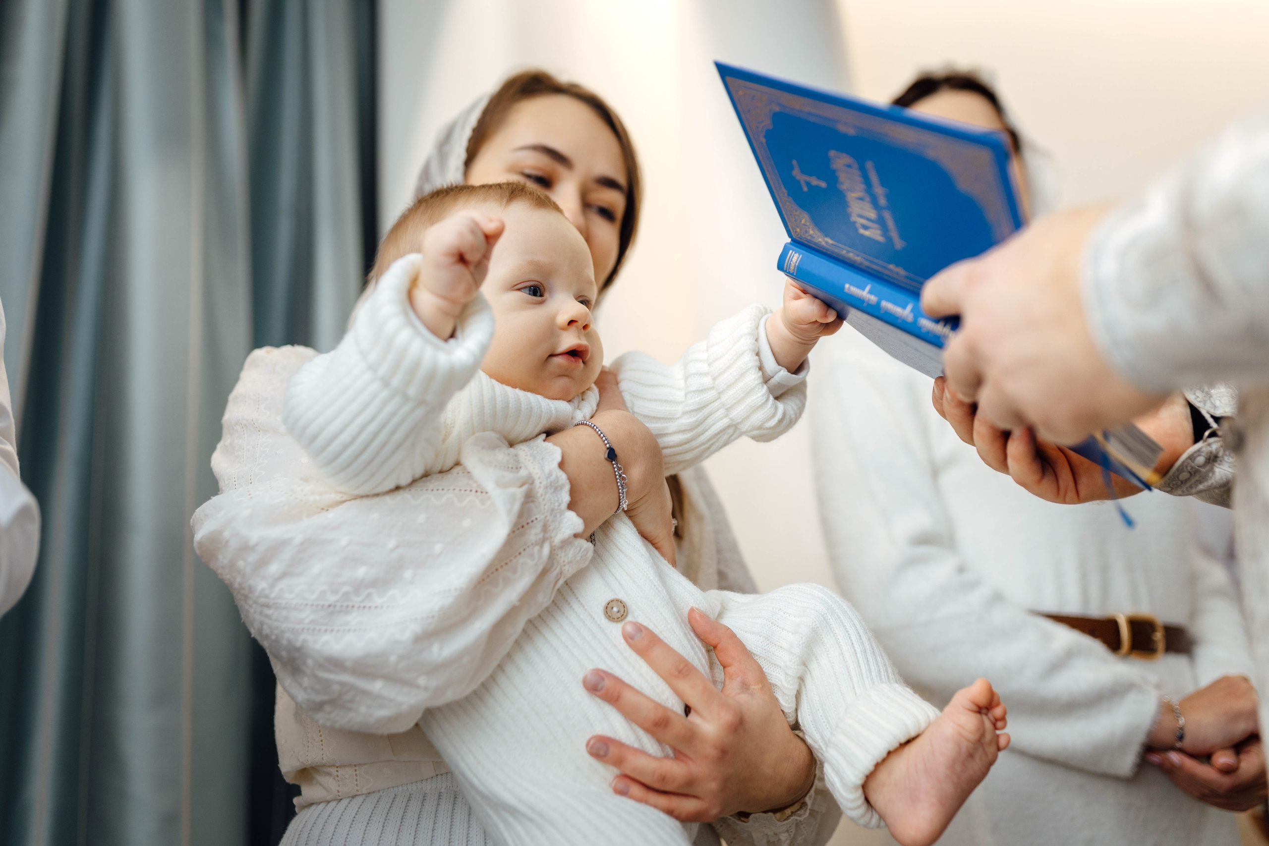 Крещение Демида, храм Святой Троицы, декабрь 2025