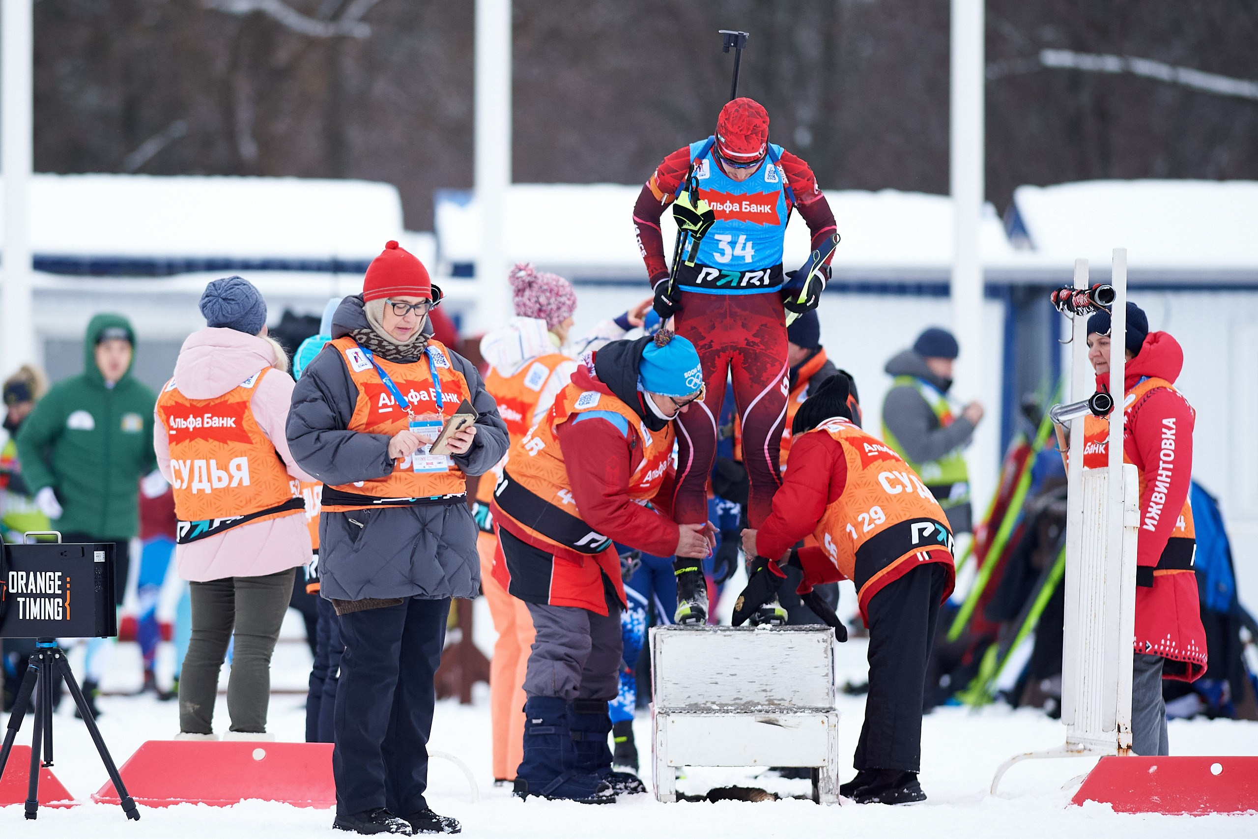 Биатлон. Чемпионат России — 2024/2025, 3-й этап, Ижевск. Ижевская винтовка. Спортивный репортажный фотограф в Ижевске Сергей Мерзляков