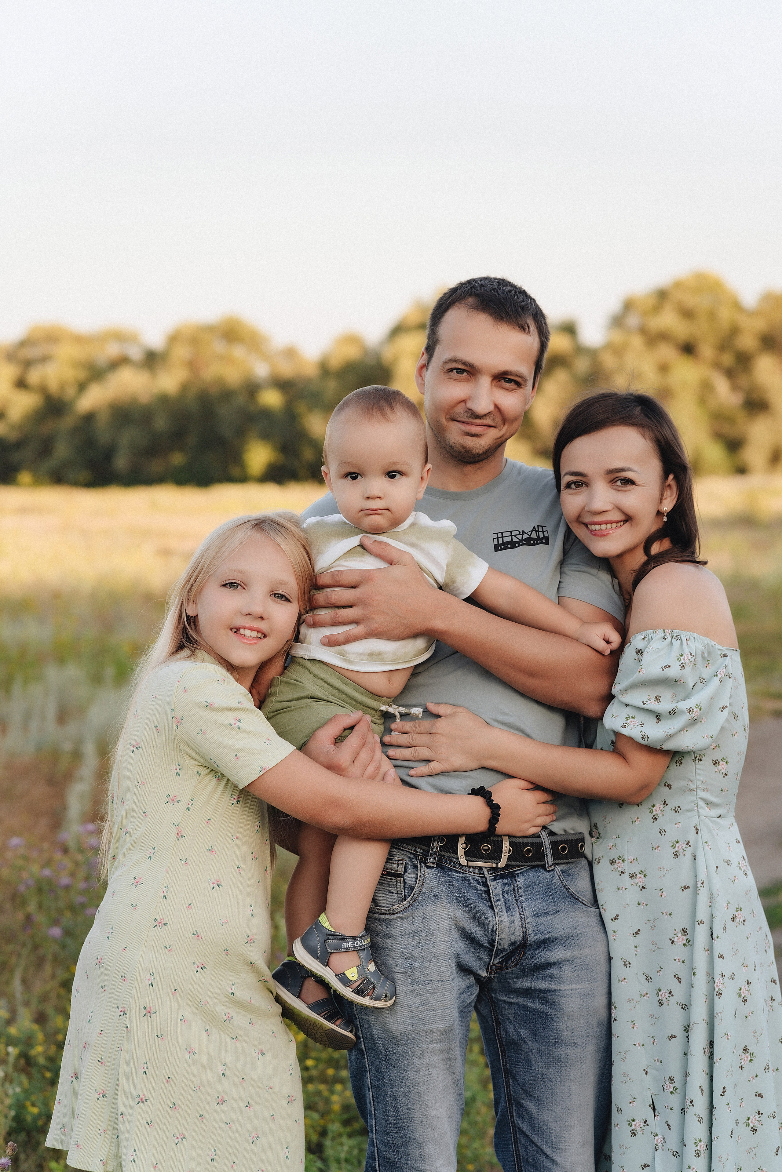 Семейная съемка на закате. Фотограф Карина Шмулёва. Воронеж и область
