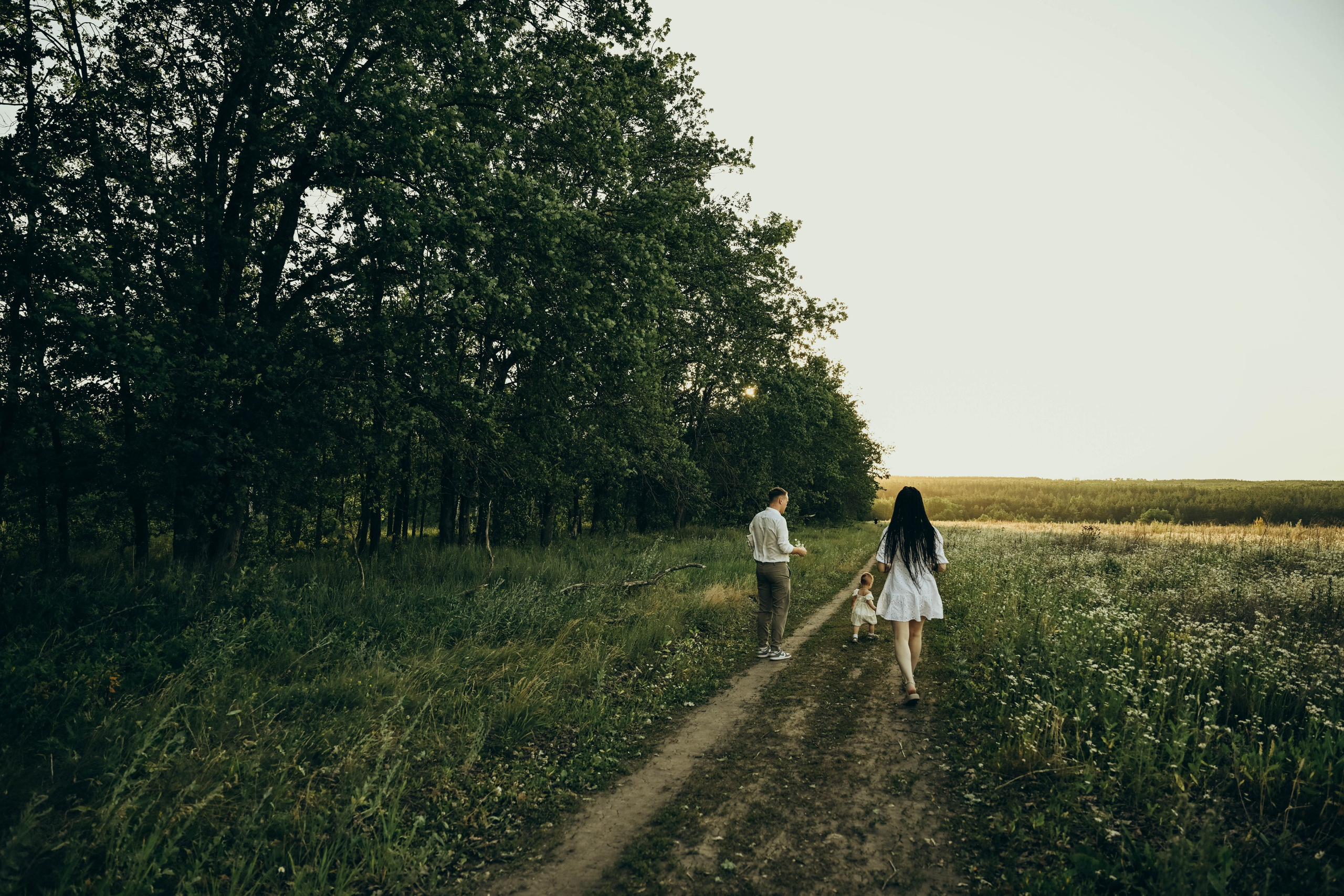 Ромашковое поле. Семейный фотограф в Москве Люберцах Ирина Вронская