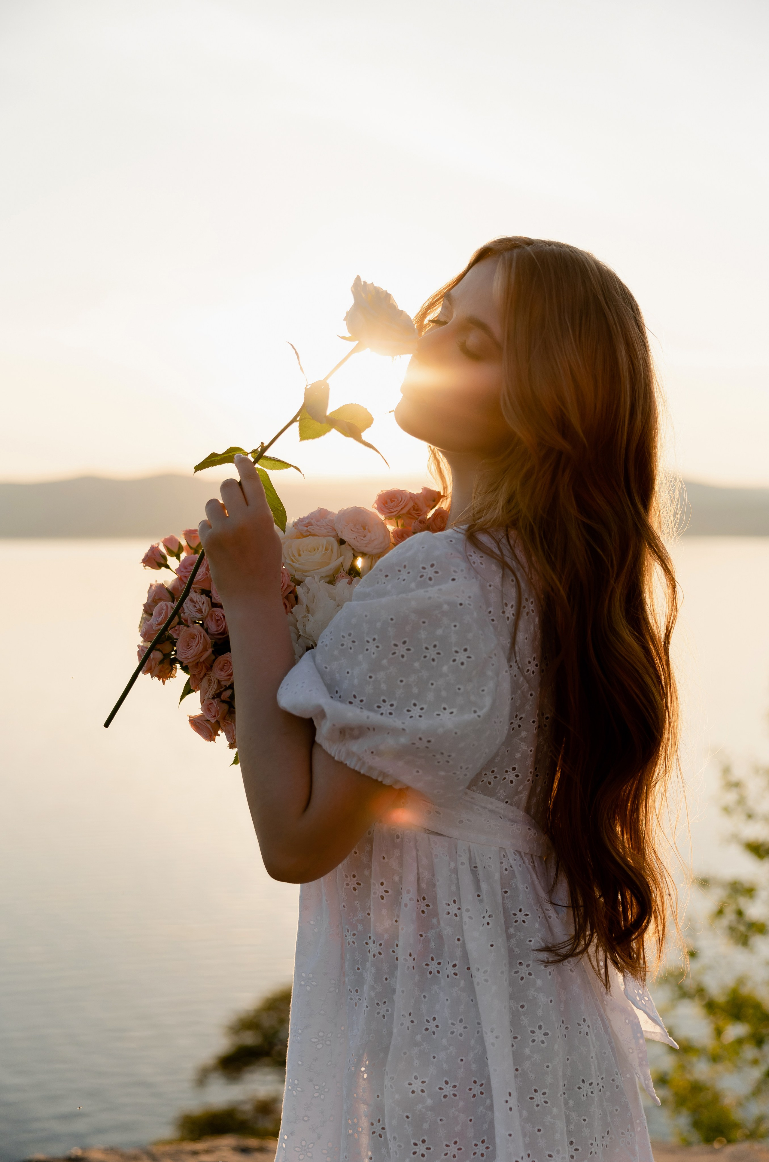 Юлия, съёмка на озере. Свадебный и портретный фотограф в Миассе Филиппенко Дарья