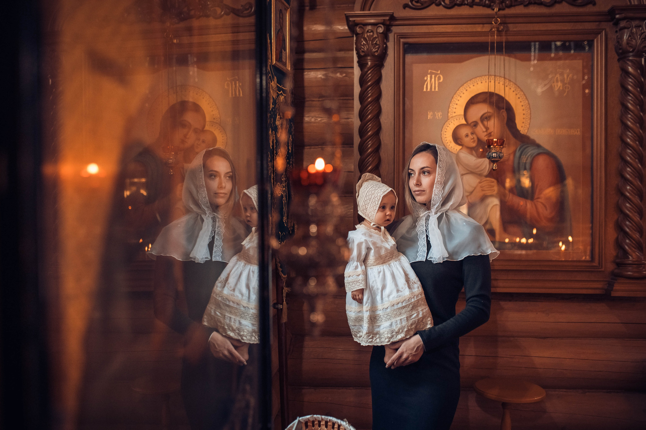 Крещение Кристины. Екатерина Крапивина фотограф церковных Таинств в Нижний Новгороде