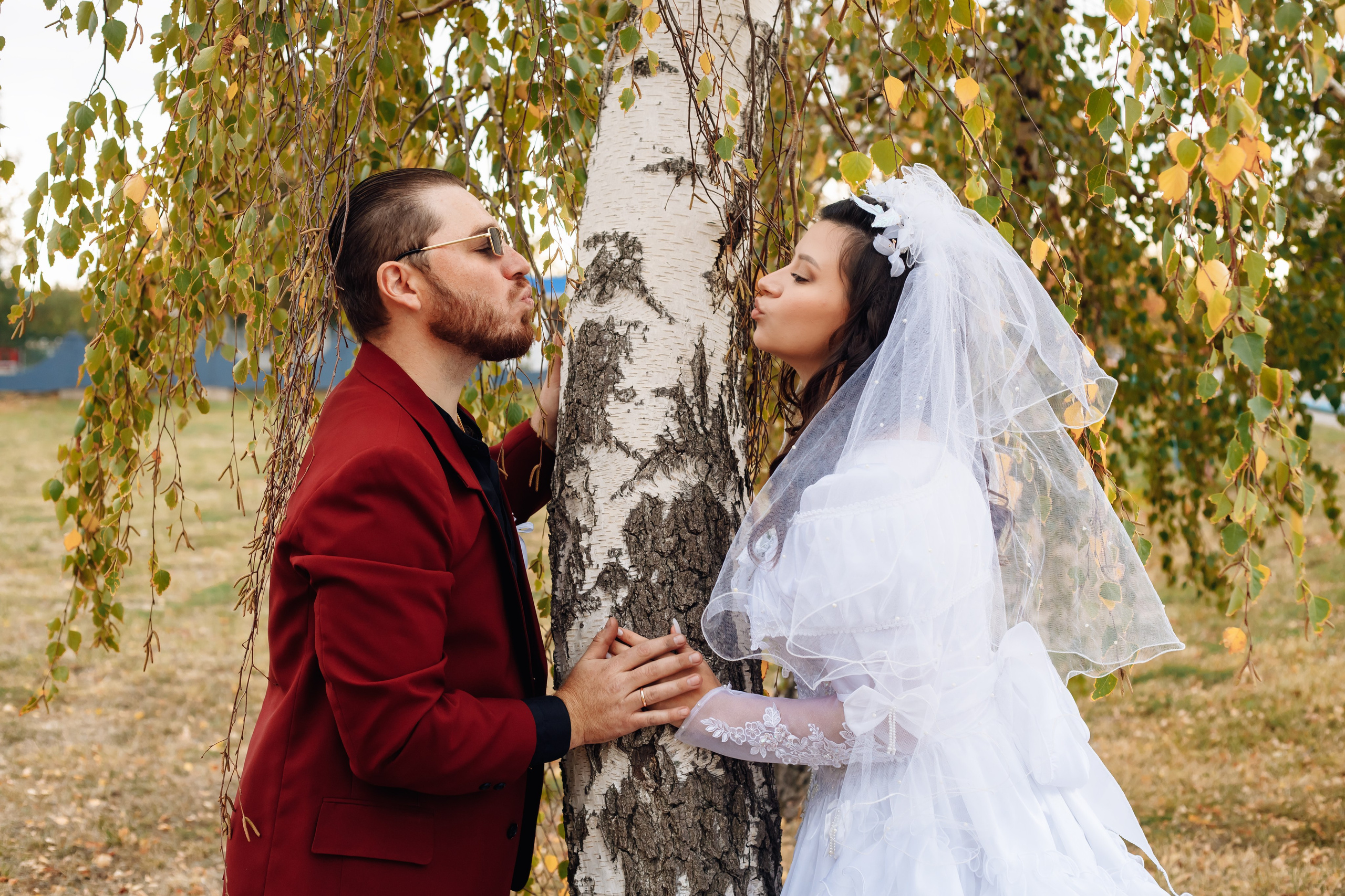 Свадебная фотосессия в стиле 90-х. Свадебный и семейный фотограф в Краснодарском крае Мария Данилкина