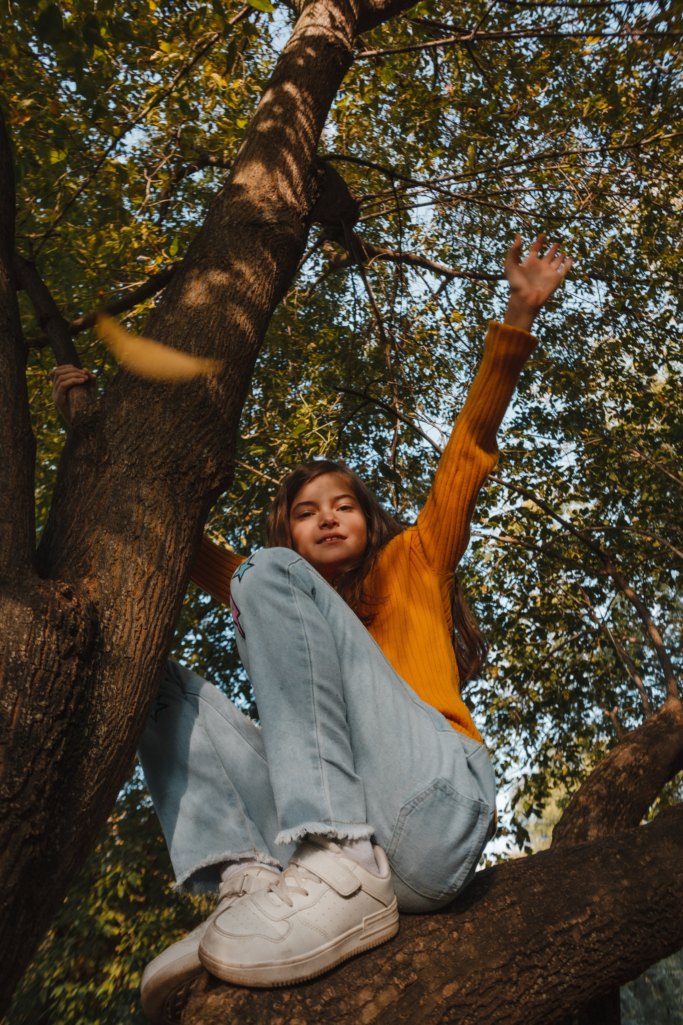 Осенний детский портрет (прогулка). Портретный и репортажный фотограф в Москве, Ольга Ларема