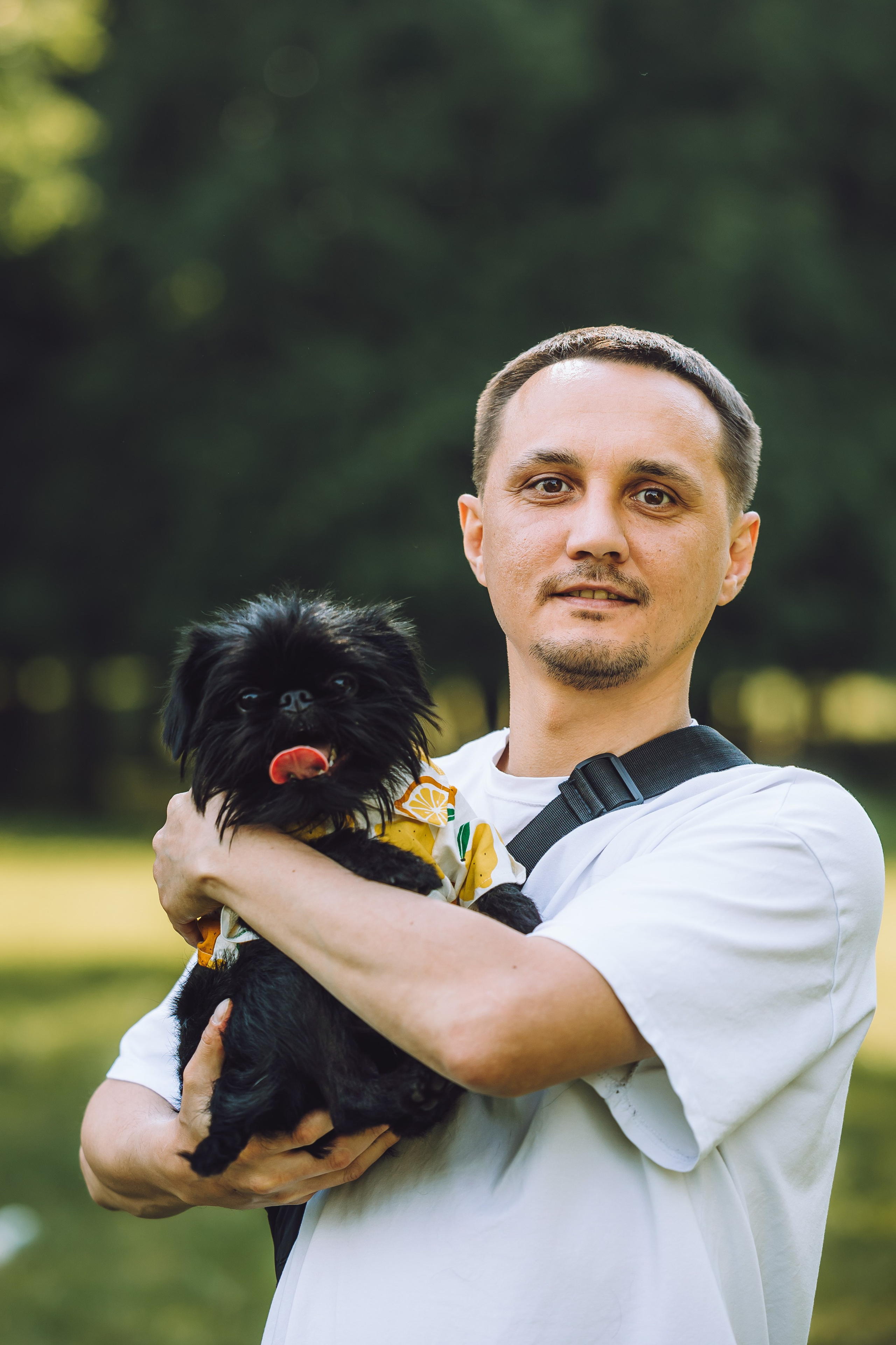 Griff-пикник. Семейный фотограф животных, анималист в Москве Екатерина Киреева
