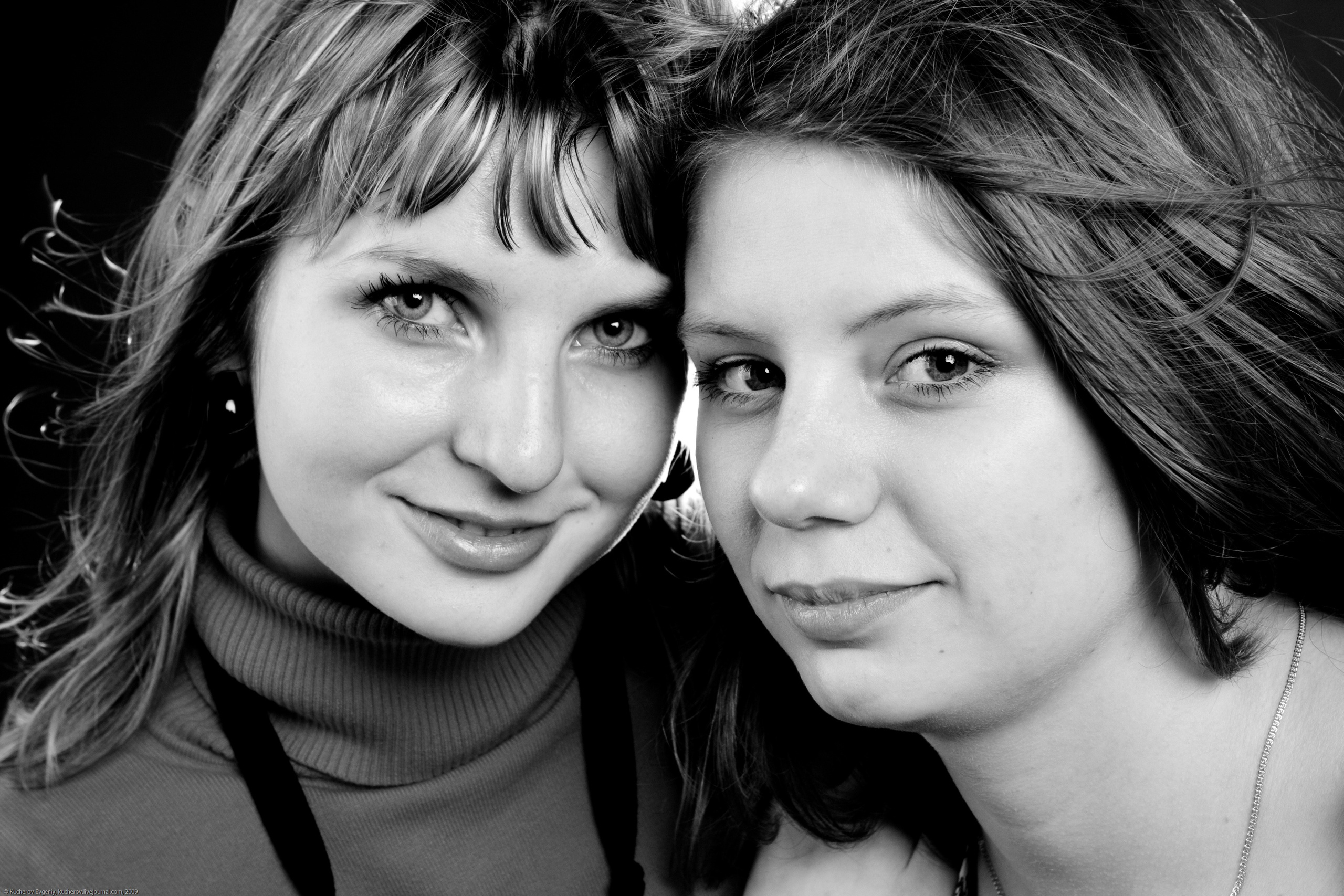 Оля и Наташа. Студия. Кучеров Евгений. Фотограф