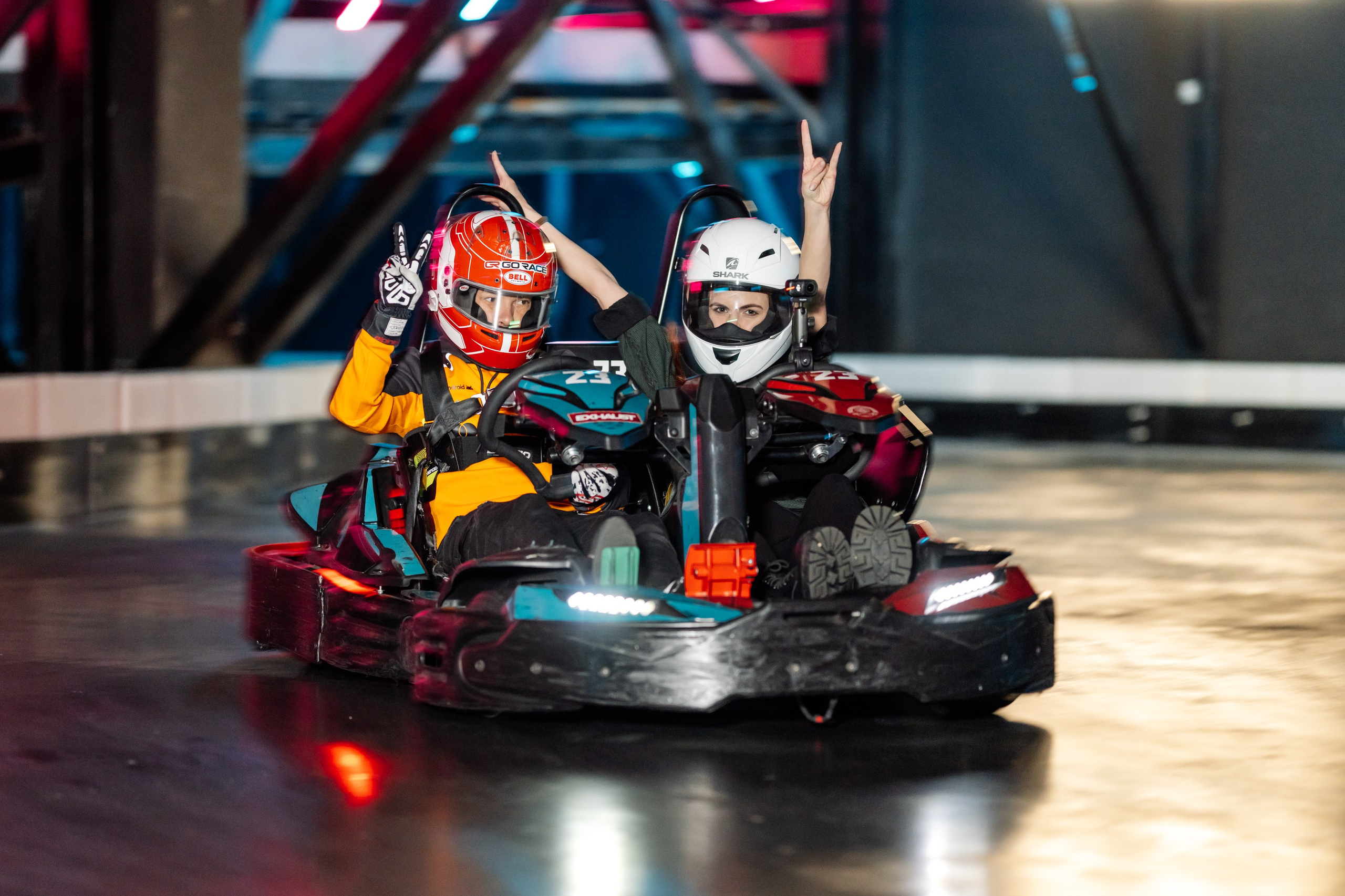 заезд на картинке в Atomic Heart X Тимати Karting