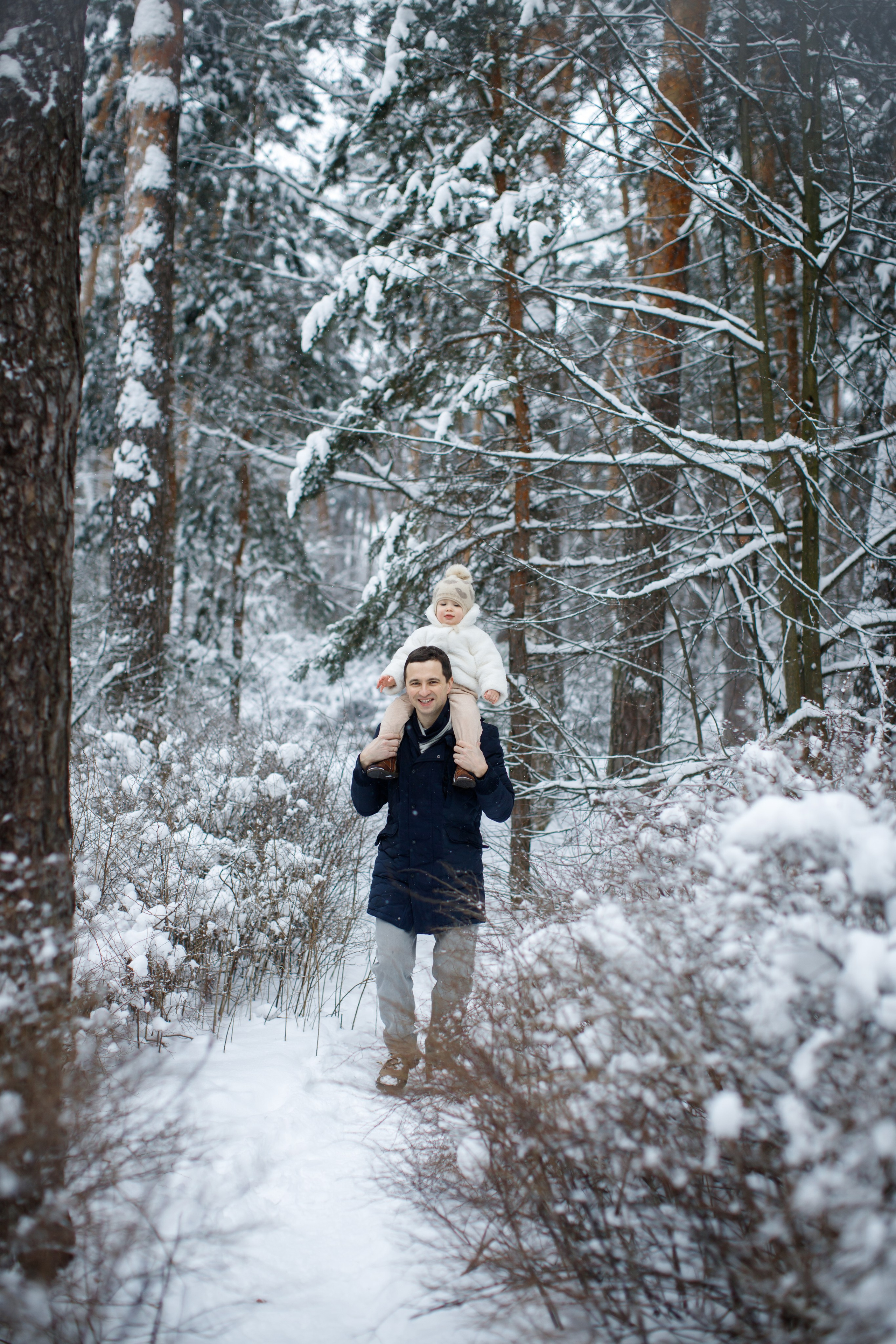 Зимние объятия. Детский и семейный фотограф Мария Киселёва. Москва