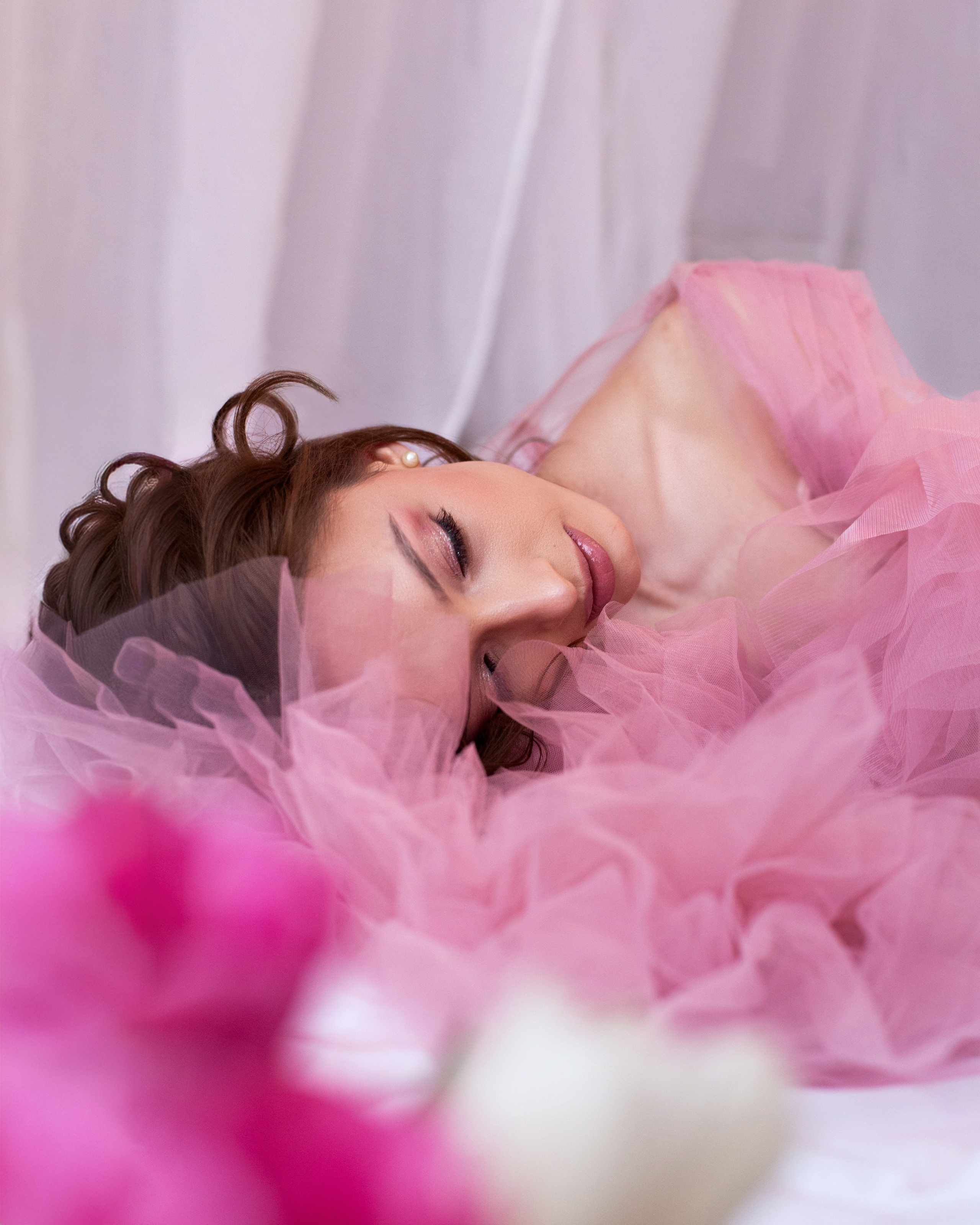 Весенняя фотосессия в студии. Фотограф Ставрополь Пятигорск Елизавета Дарина