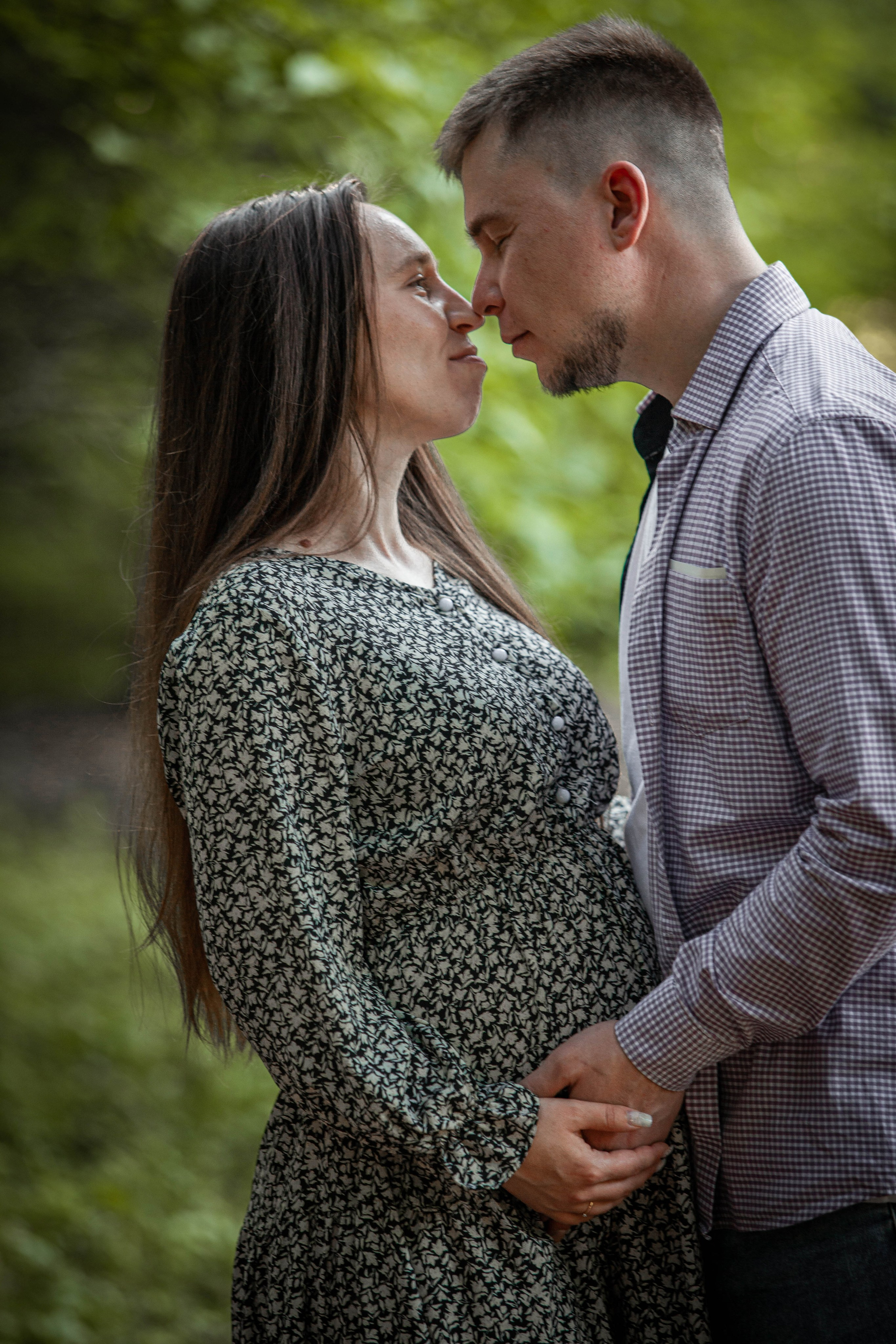 Съемка «В ожидании» Елена и Максим