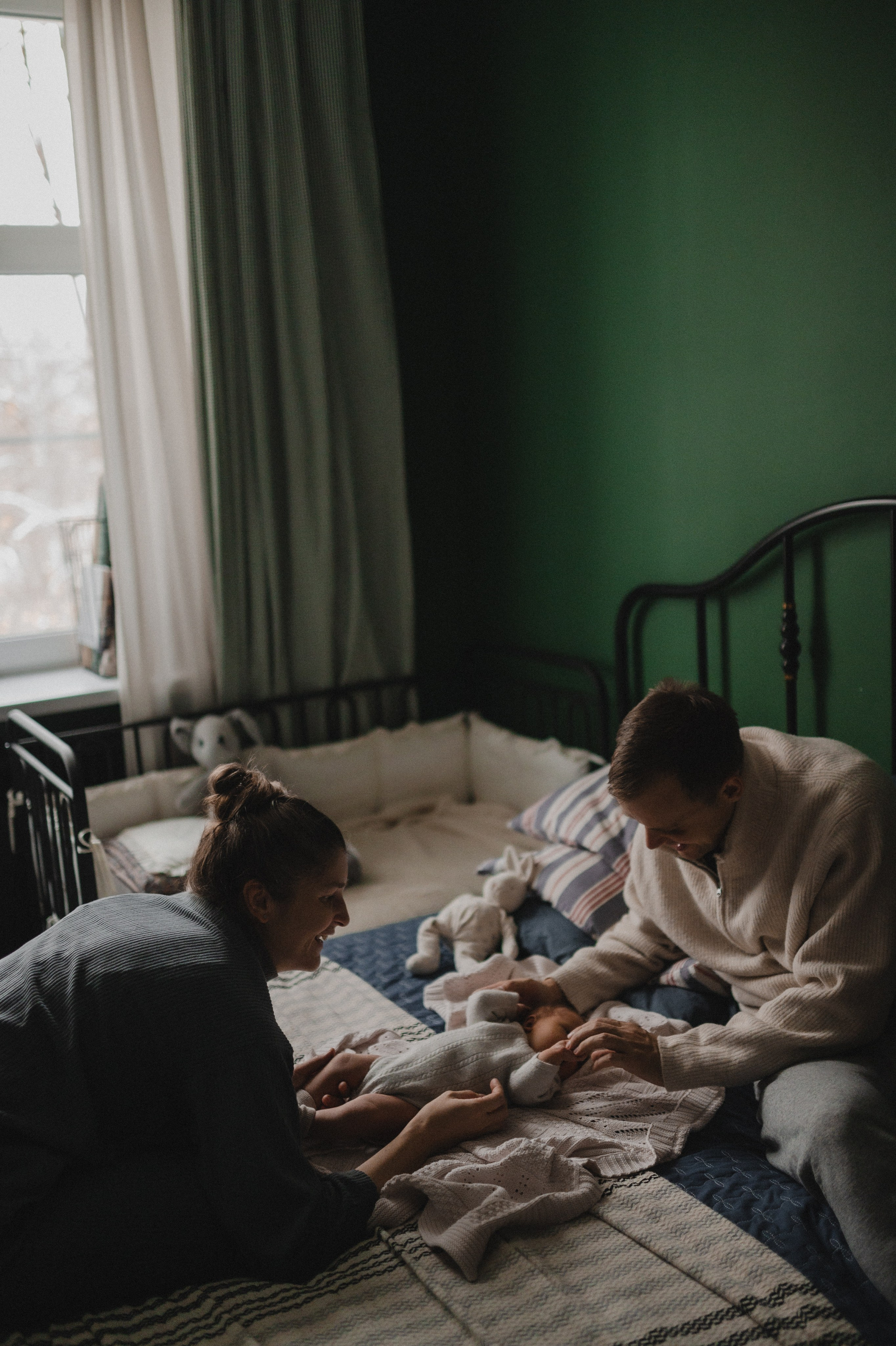 Дима, Нелли, Марк, Нина и Кира дома. Семейный и свадебный lifestyle-фотограф в Москве Мария Петрова