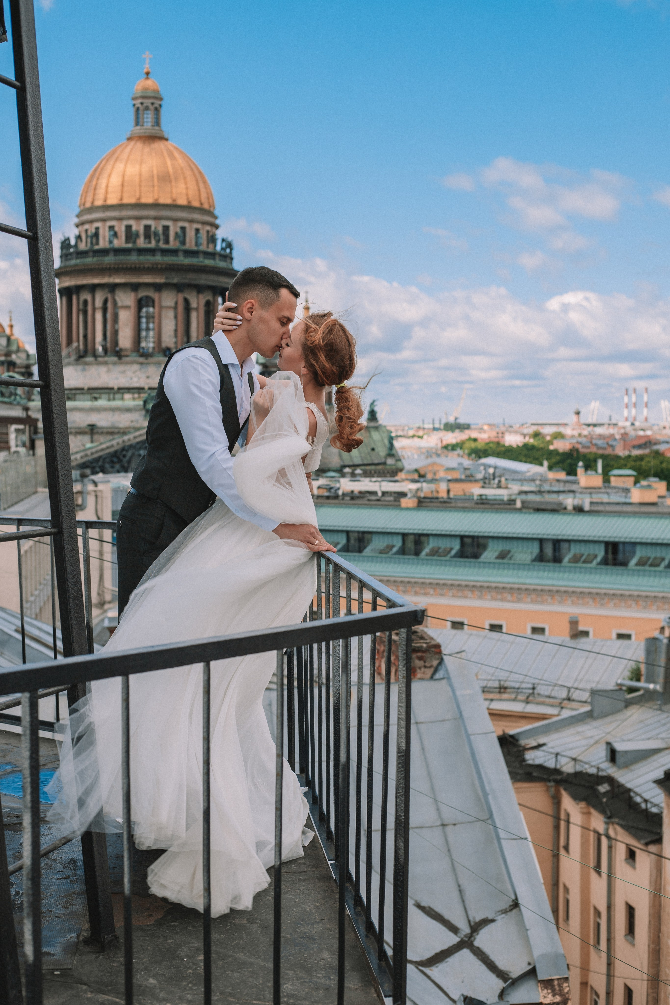 Свадебная фотосессия на крыше — фотограф СПб. Фотограф Олеся Беляева | Санкт-Петербург и Ленобласть