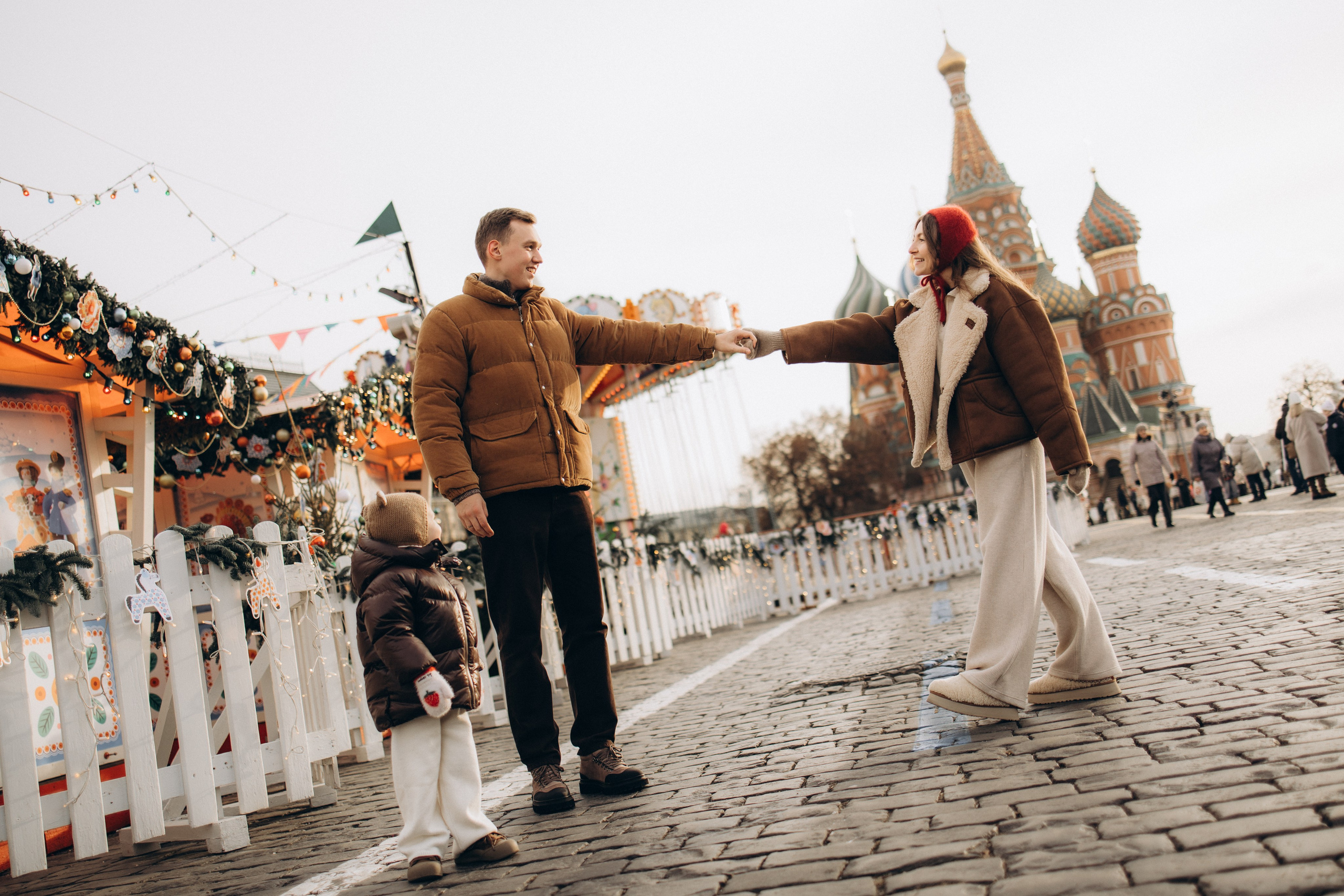 Новый год на ярмарке. Семейный фотограф Москва Наталия Осьмакова
