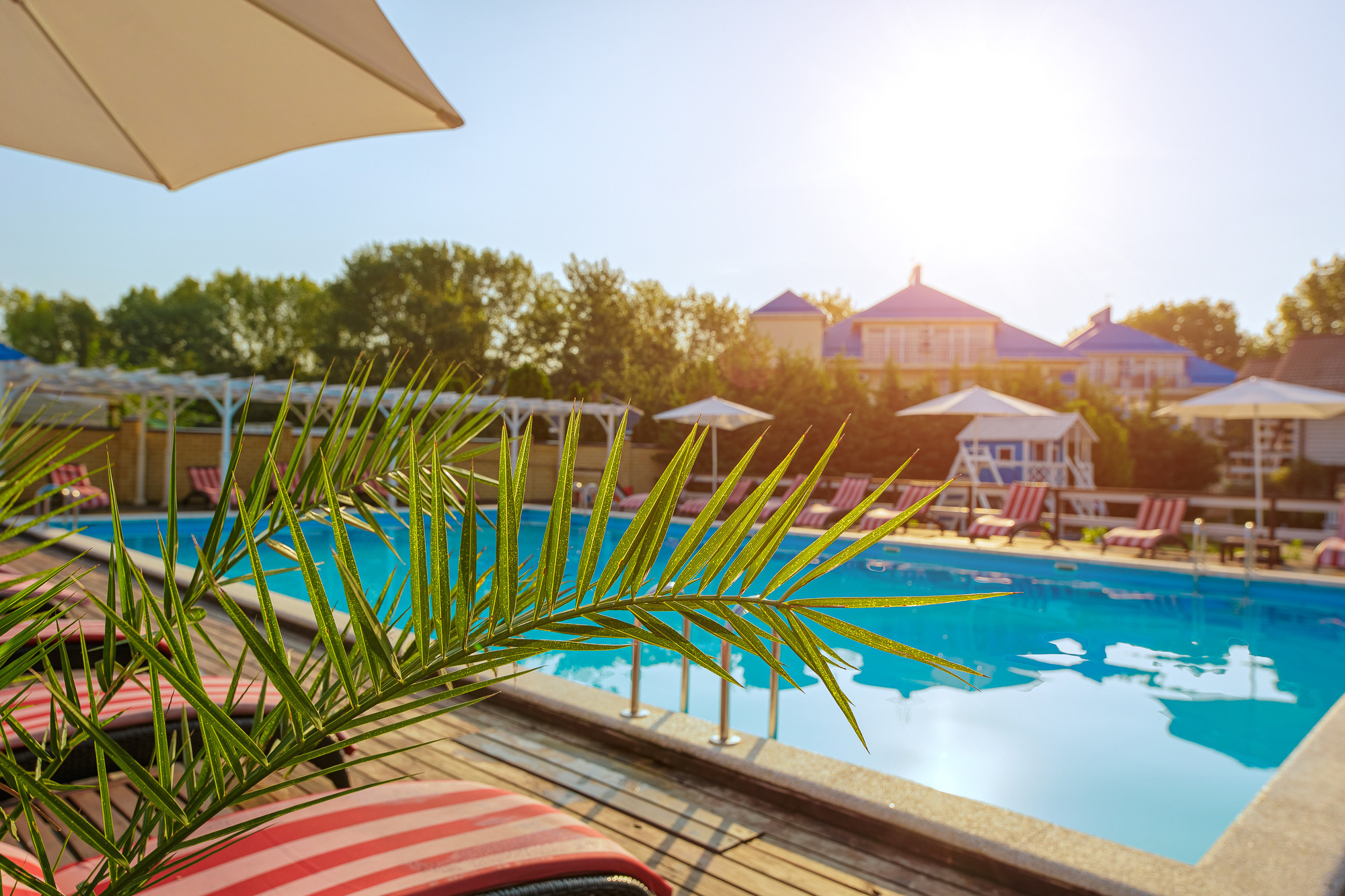 Renatphoto-Экстерьерная фотосъёмка территории отеля в Анапе. Профессиональная фотосъёмка интерьеров, предметная фотосессия еды для меню г. Анапа