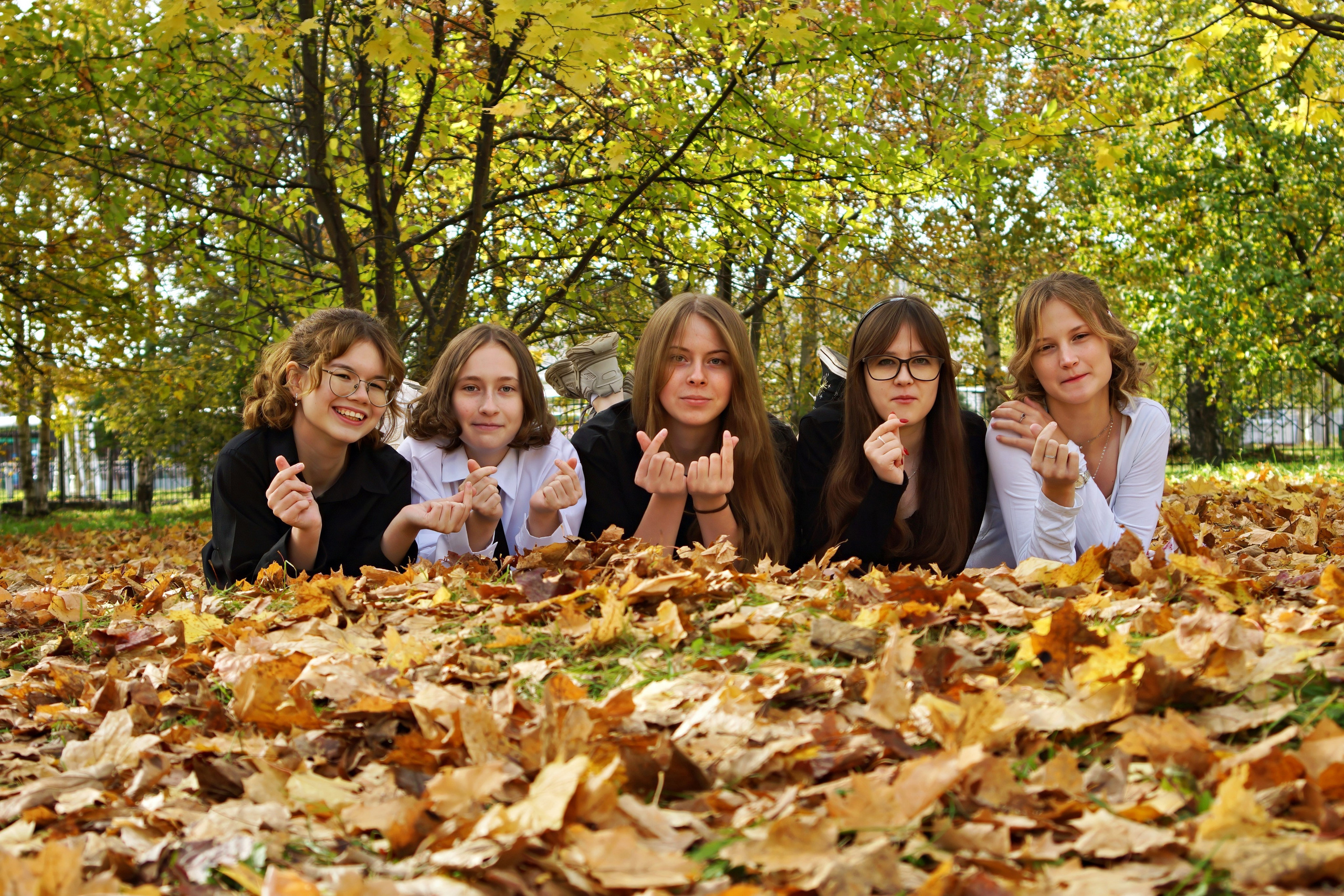 Осенняя фотосессия в школе г. Йошкар-Ола