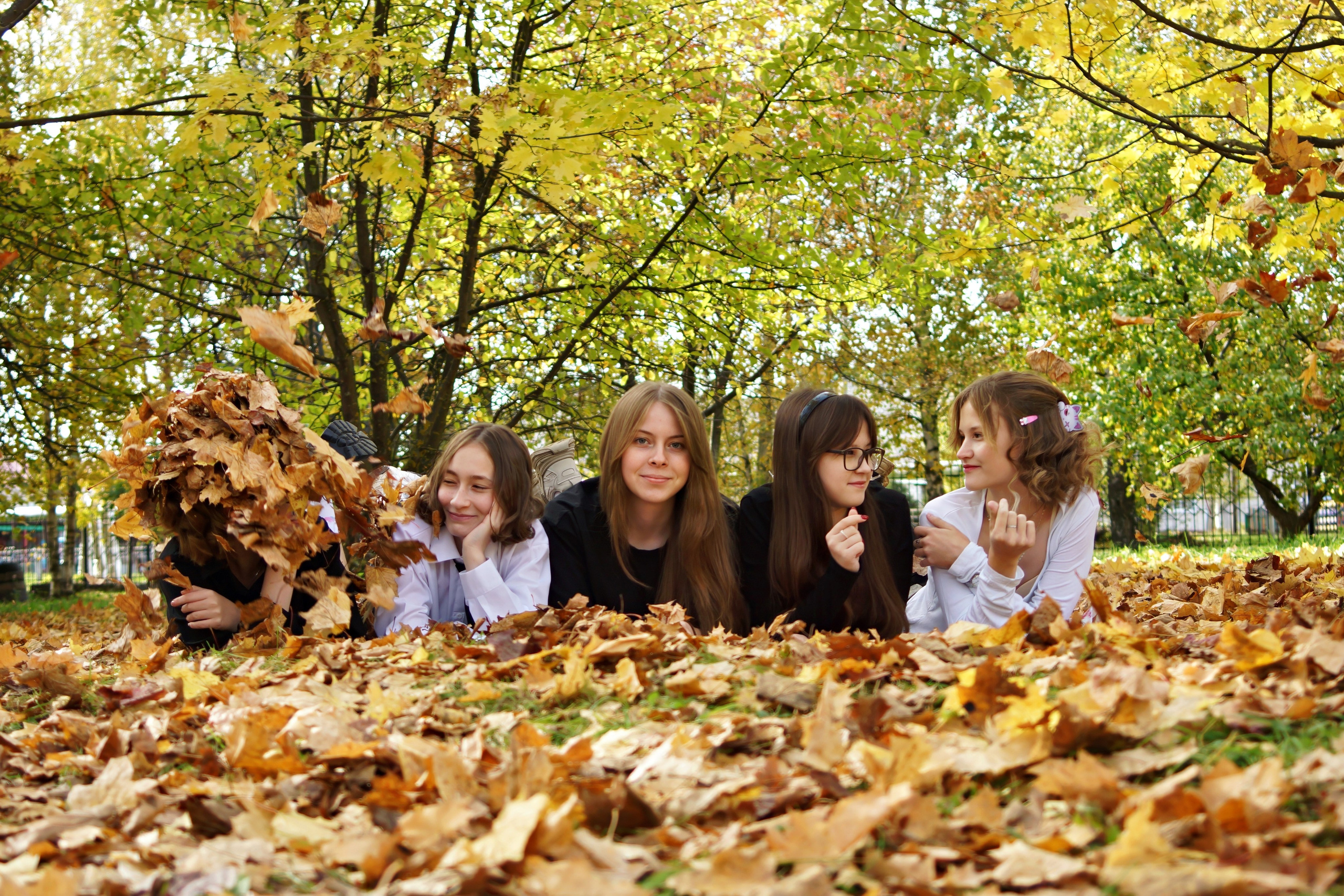 Осенняя фотосессия в школе г. Йошкар-Ола