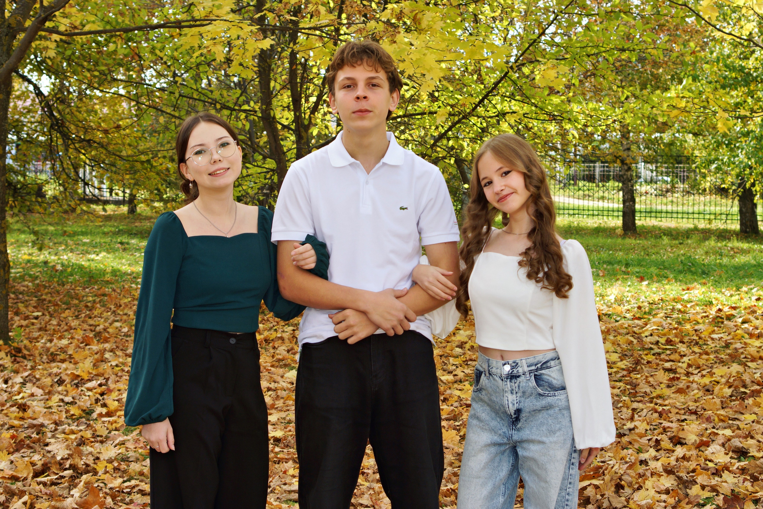 Осенняя фотосессия в школе г. Йошкар-Ола