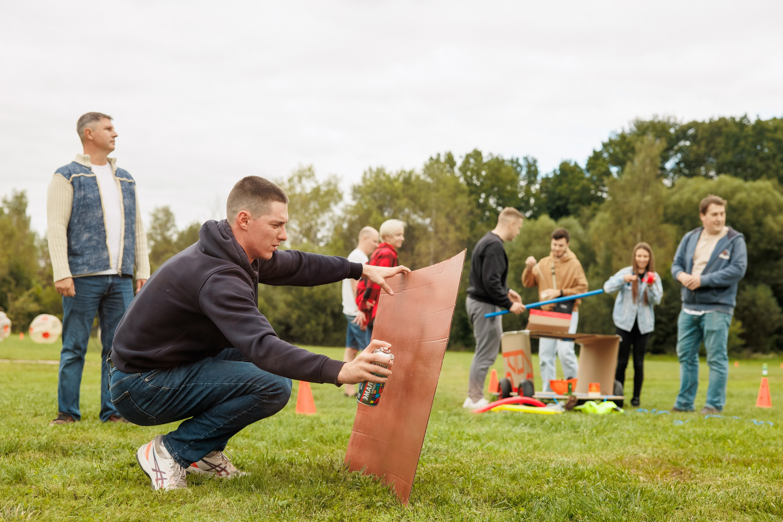 Тимбилдинг выезд. Репортажный фотограф. Москва. Алина Ланская