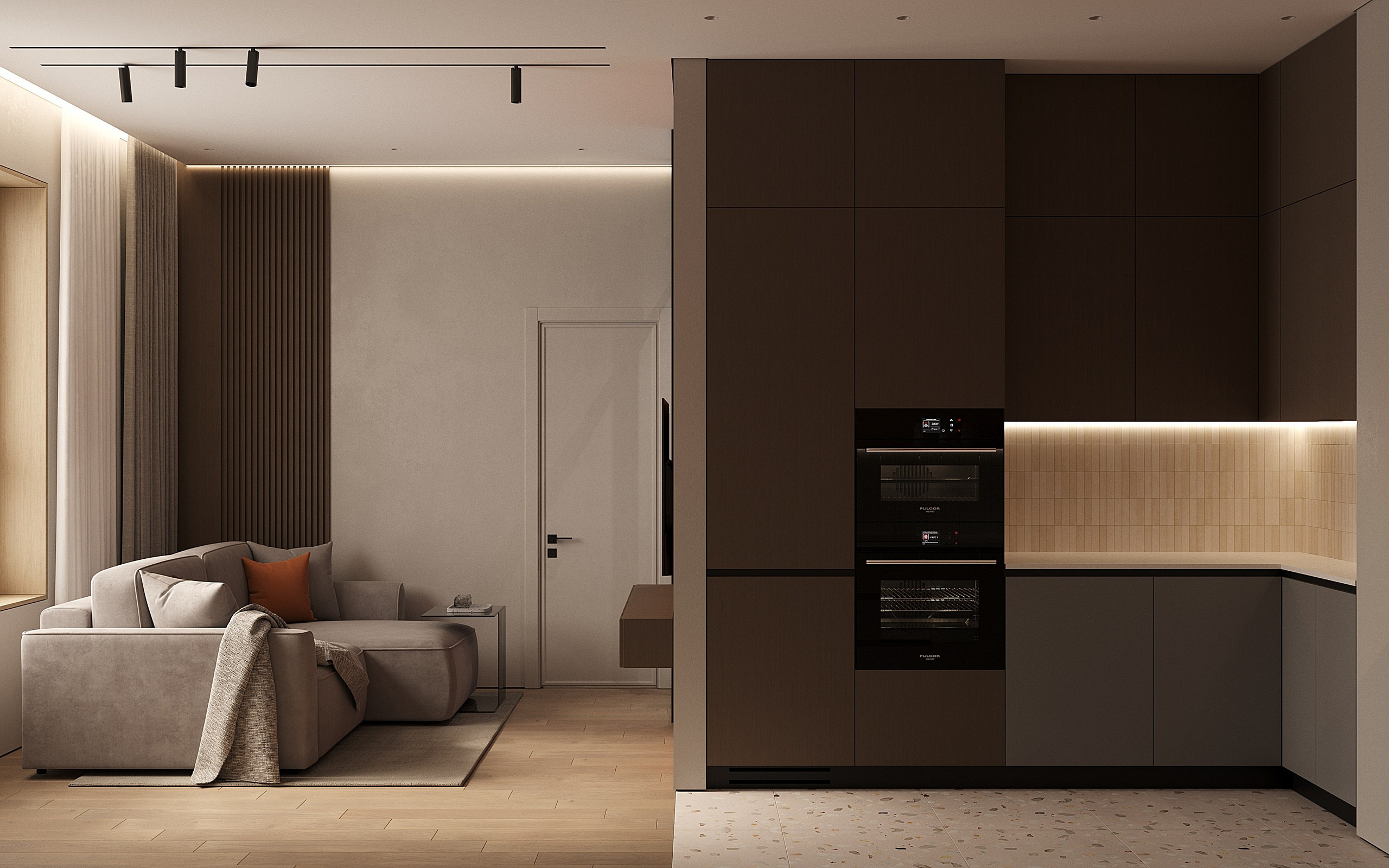 ЖК Символ 62 кв.м, г. Санкт-Петербург. 3d визуализатор Анастасия Науменко