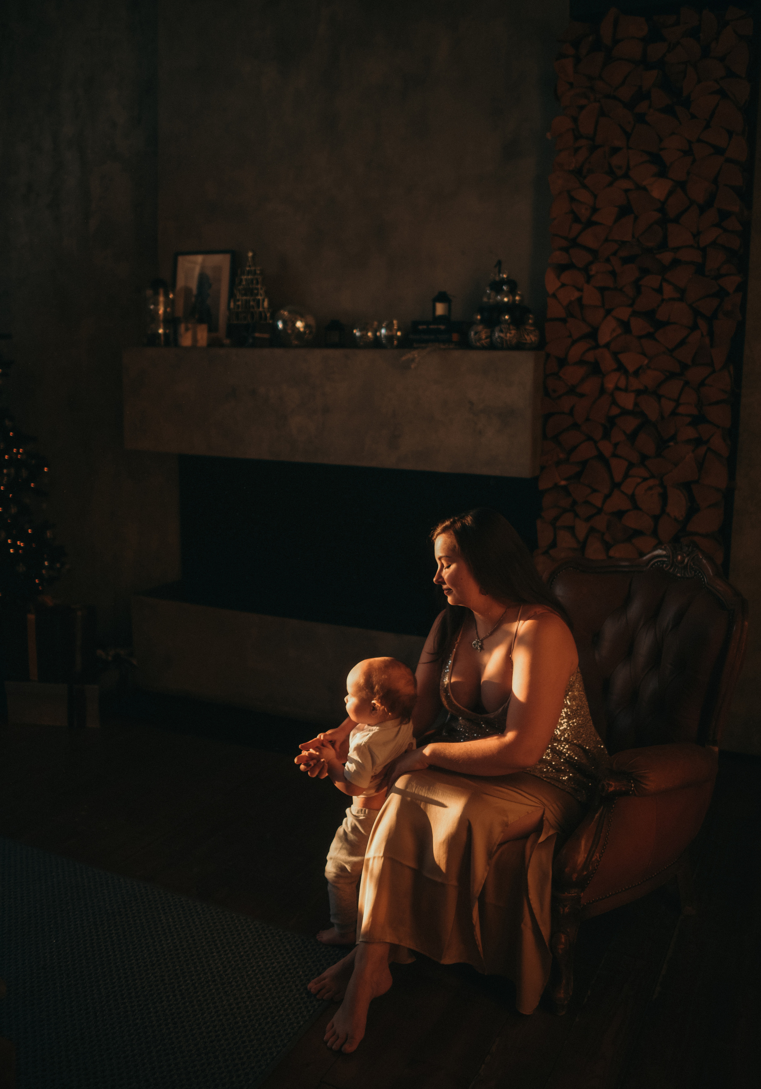 Новогодняя фотосессия в студии. Марианна, Степан, Илларион и Тихон. Семейный и свадебный фотограф в Санкт-Петербурге Яна