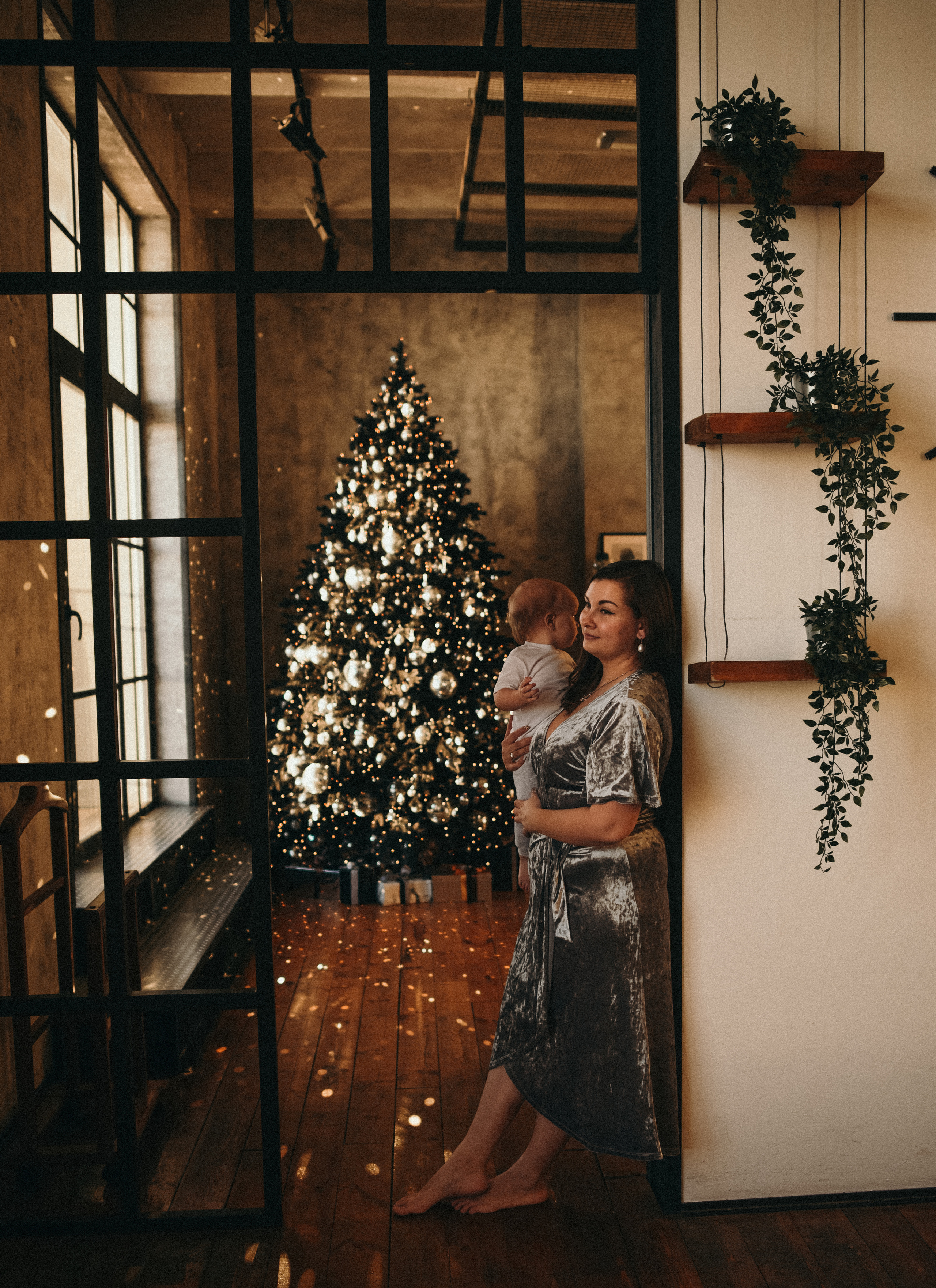 Новогодняя фотосессия в студии. Марианна, Степан, Илларион и Тихон. Семейный и свадебный фотограф в Санкт-Петербурге Яна