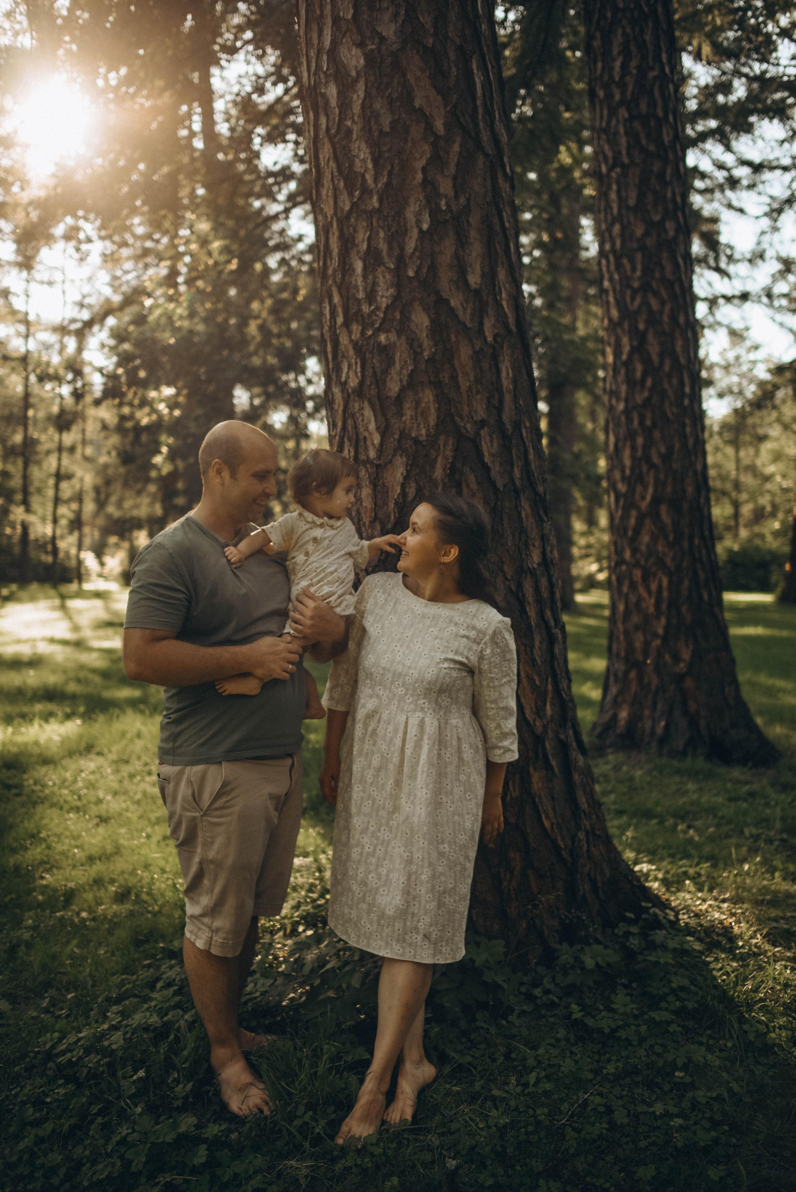 Прогулка в ЦПКиО Анастасия, Илья и Машенька. Семейный и свадебный фотограф в Санкт-Петербурге Яна