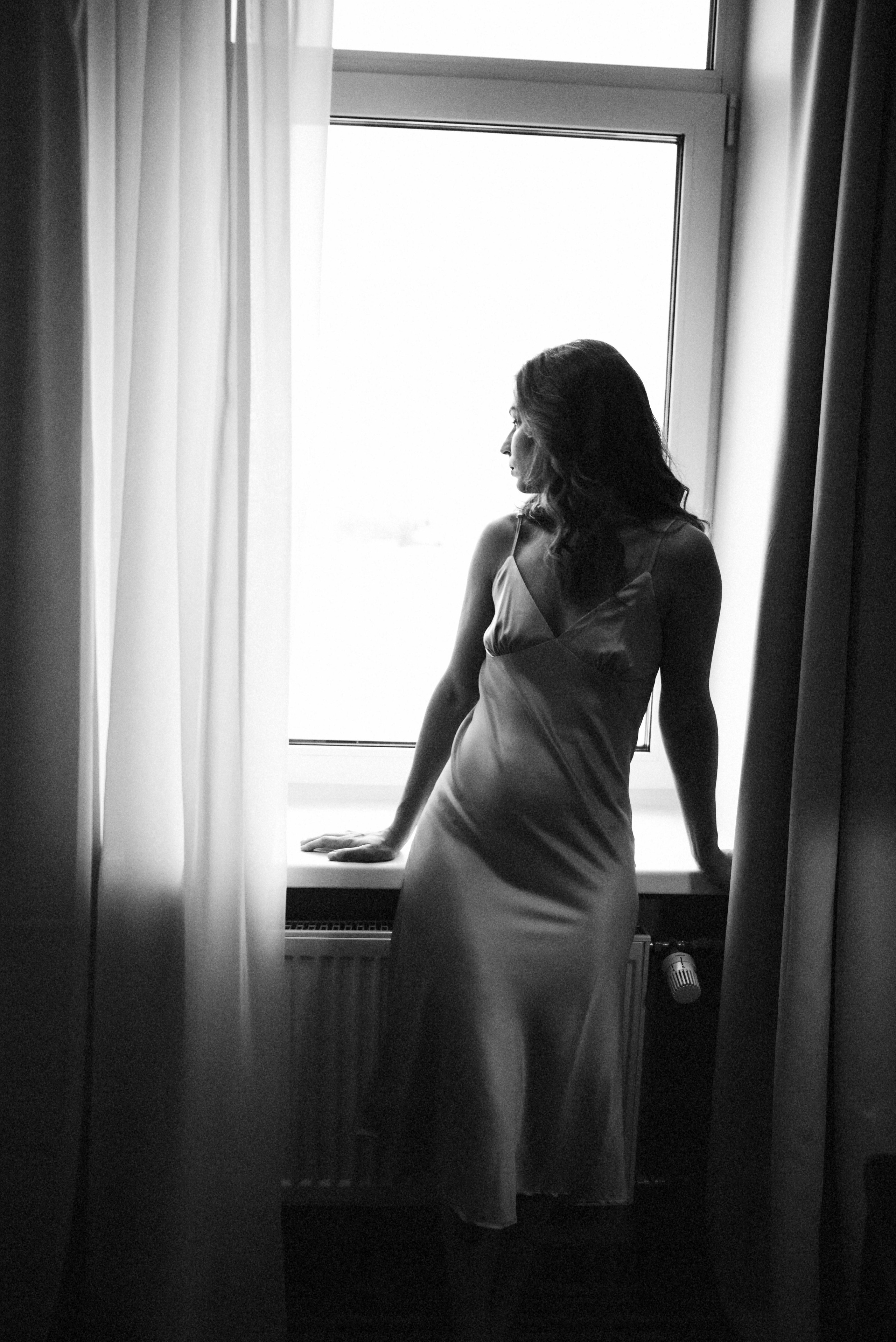 женская фотосессия в отеле 