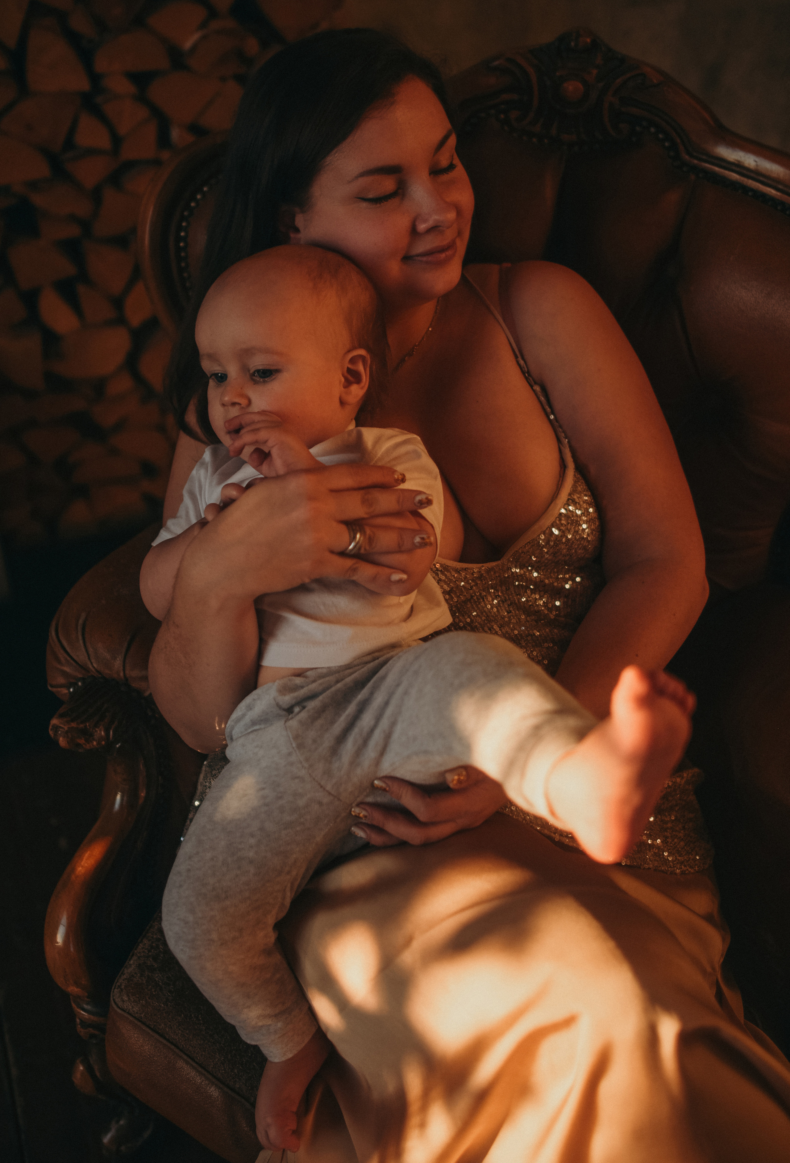 Новогодняя фотосессия в студии. Марианна, Степан, Илларион и Тихон. Семейный и свадебный фотограф в Санкт-Петербурге Яна