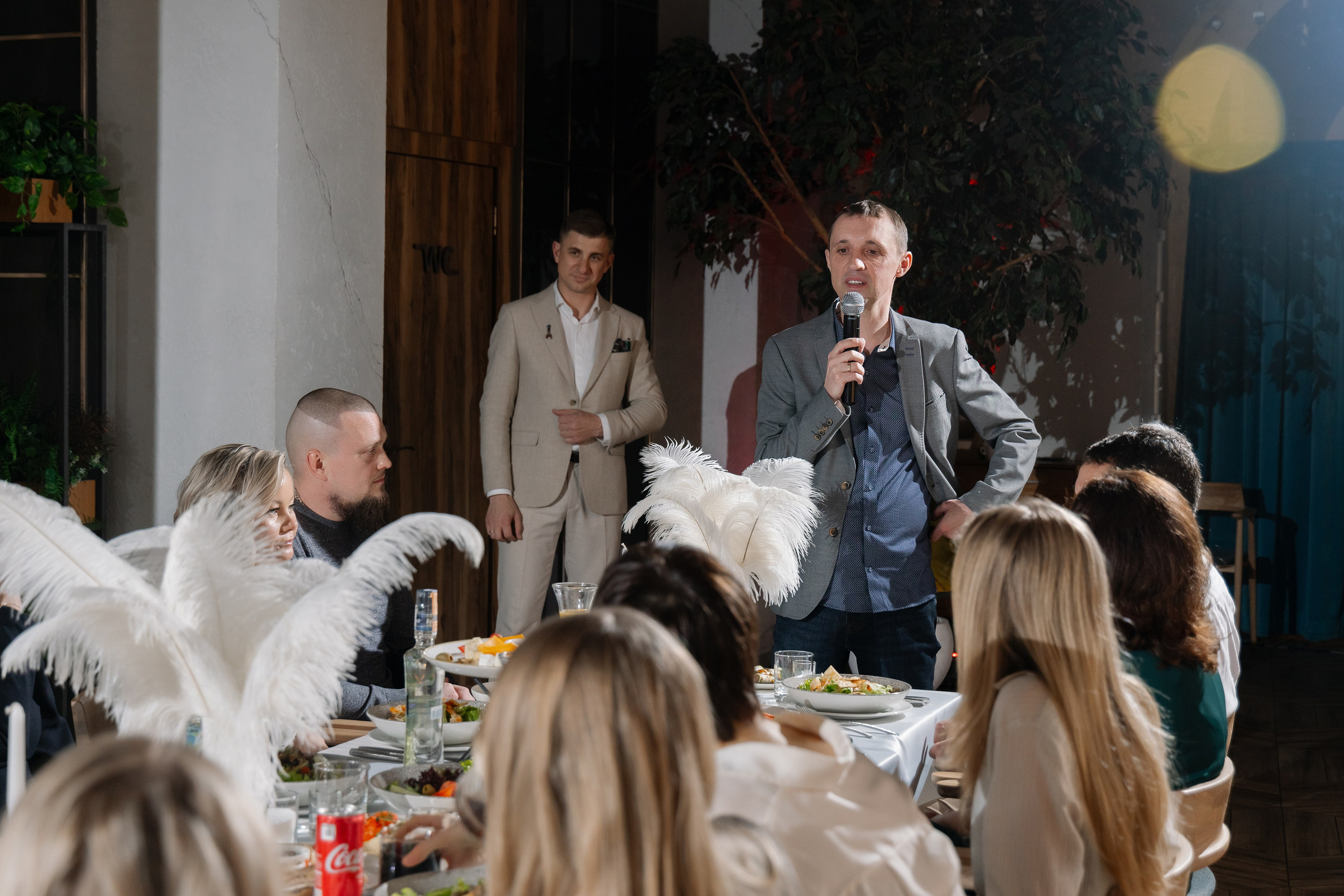 Фотосъемка юбилея в ресторане «Березка» в Минске. Свадебный фотограф в Минске/Беларуси Сергей Спиридонов