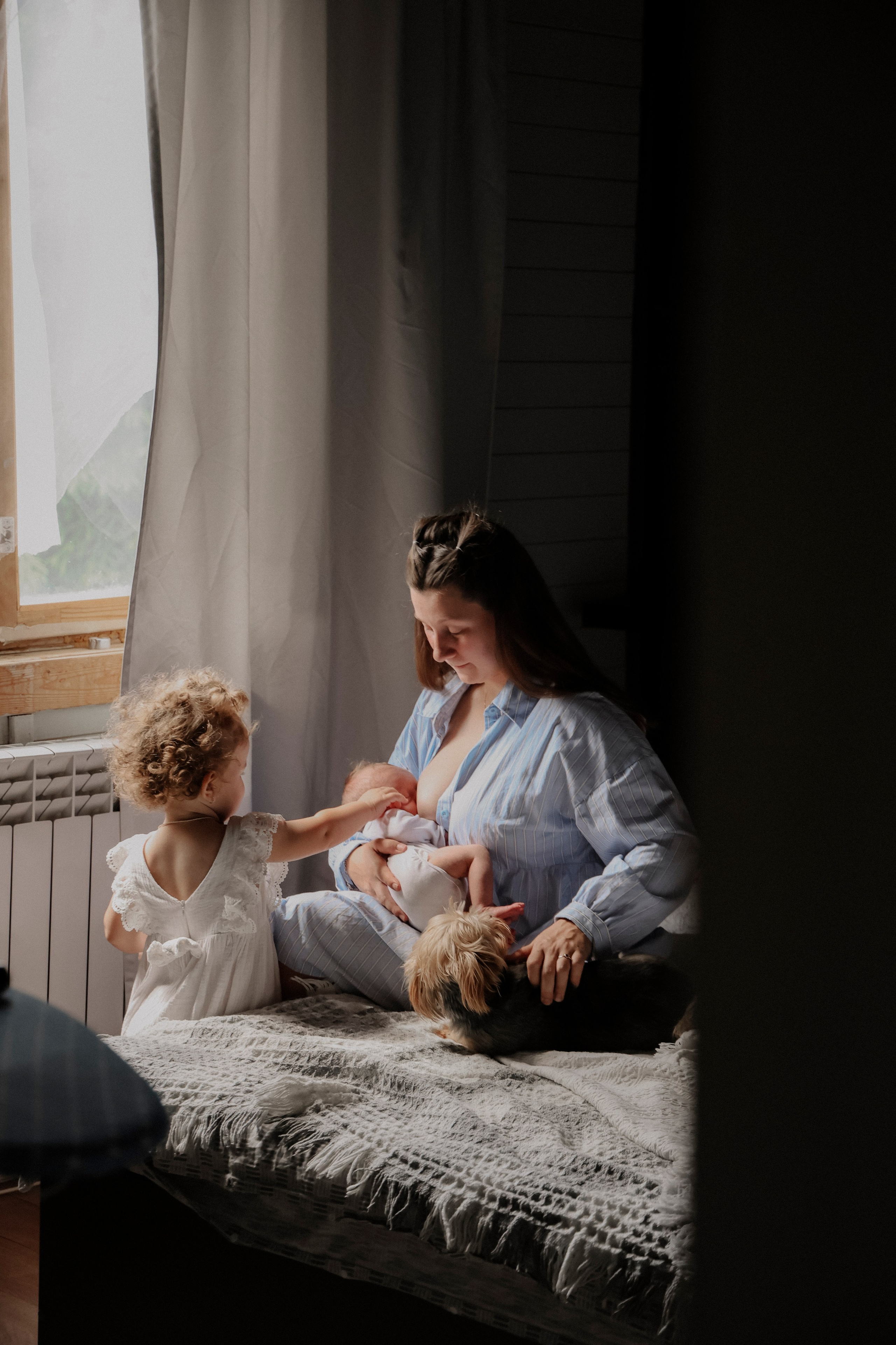 Настя Руслан София Ратмир. Фотограф новорожденных