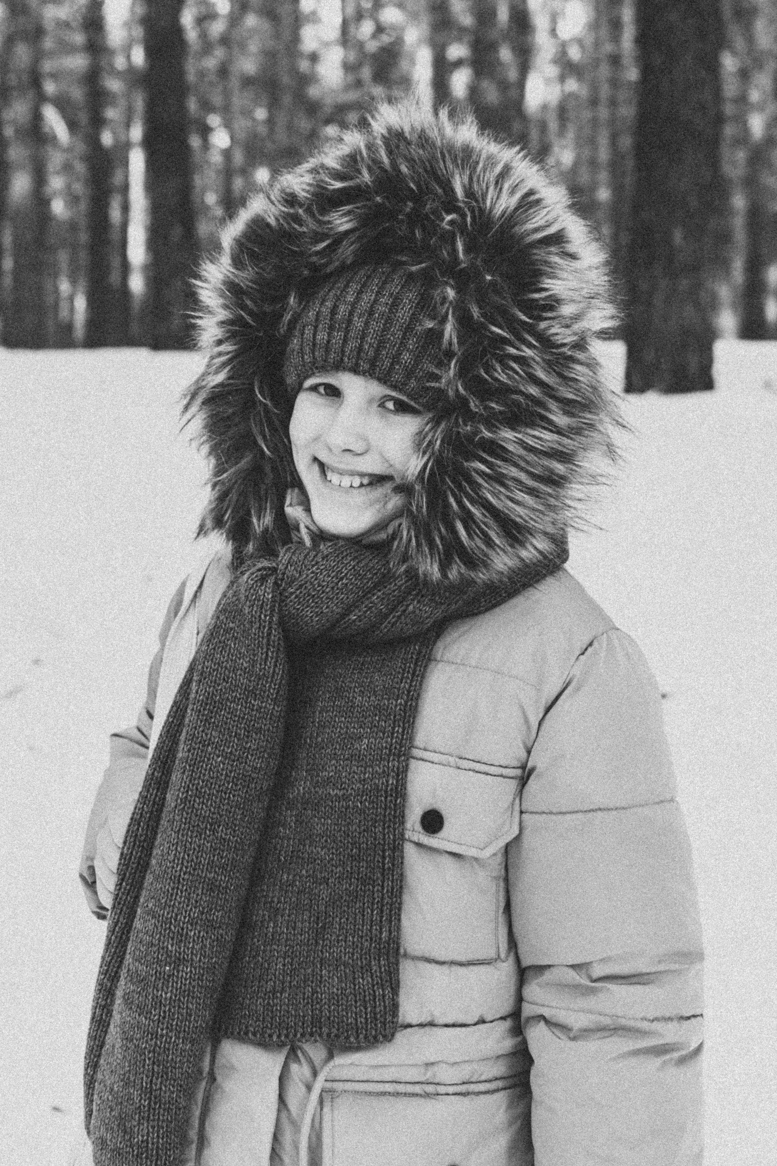 Зима. Креативный фотограф в городе Тюмень