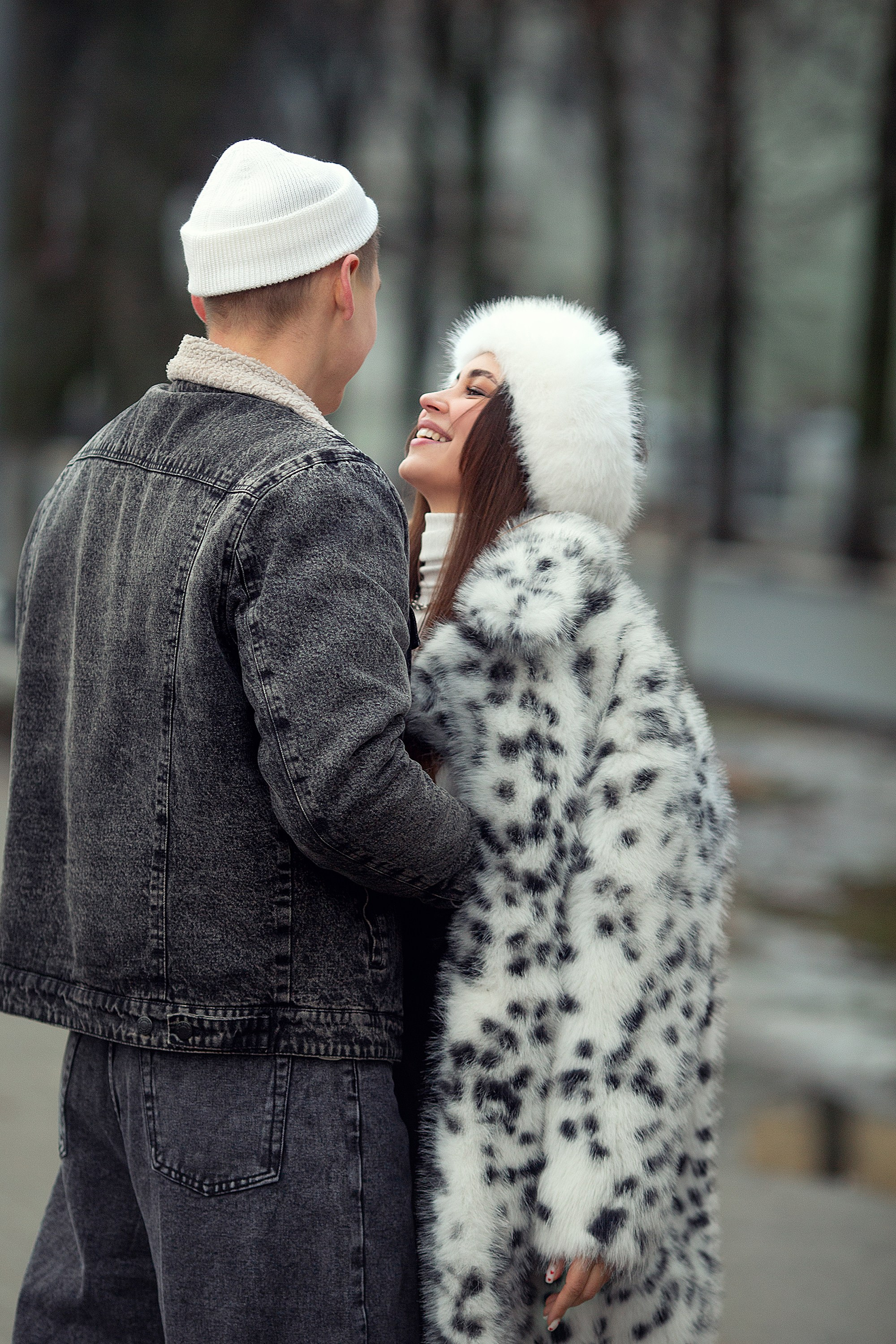 Красивая лав стори с четвероногим другом. Семейный фотограф Татьяна Надеждина | Москва, Московская область, Ярославль
