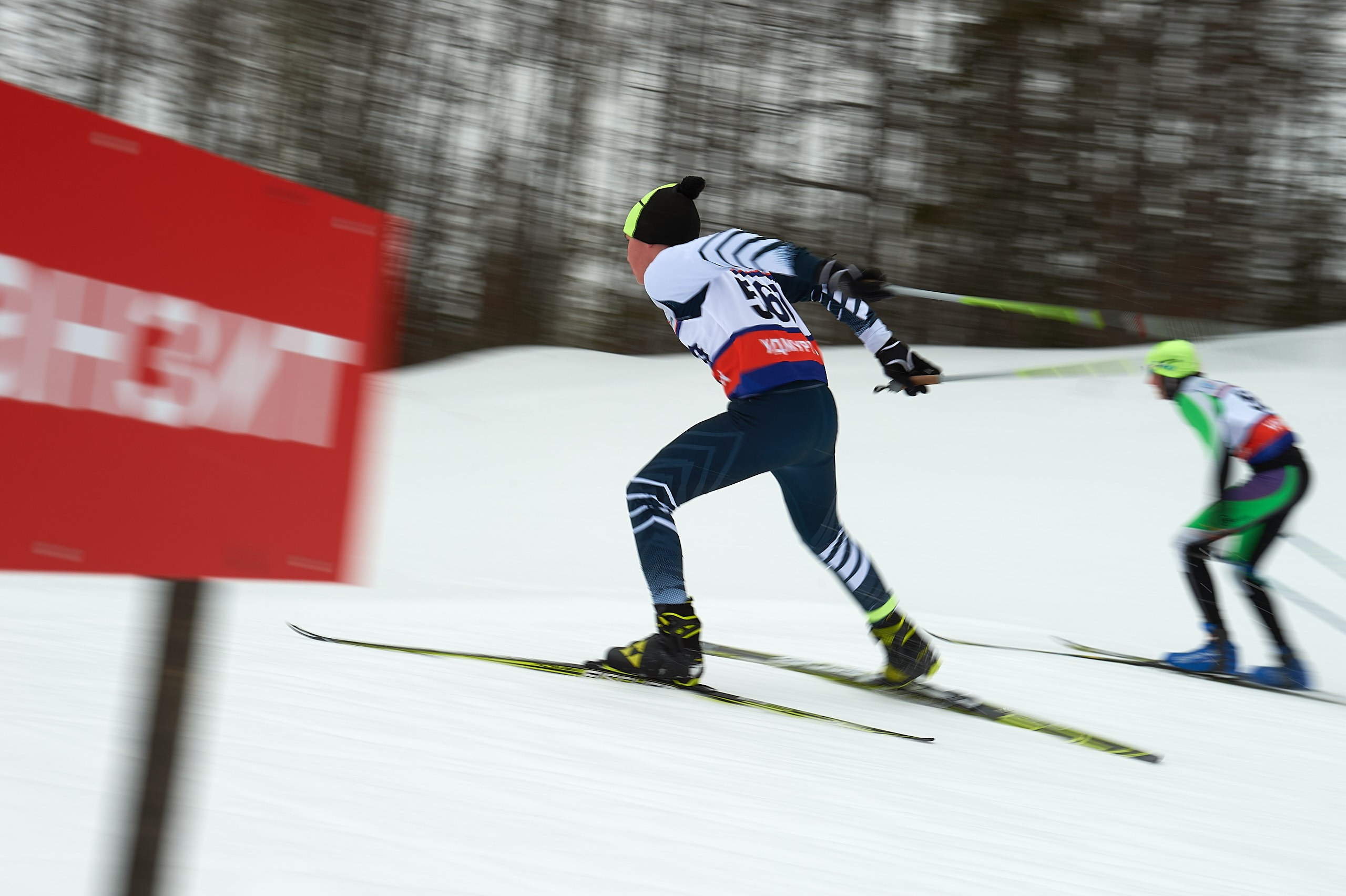 Всероссийские соревнования по лыжным гонкам «Пионерская правда». Ижевс. Спортивный репортажный фотограф в Ижевске Сергей Мерзляков