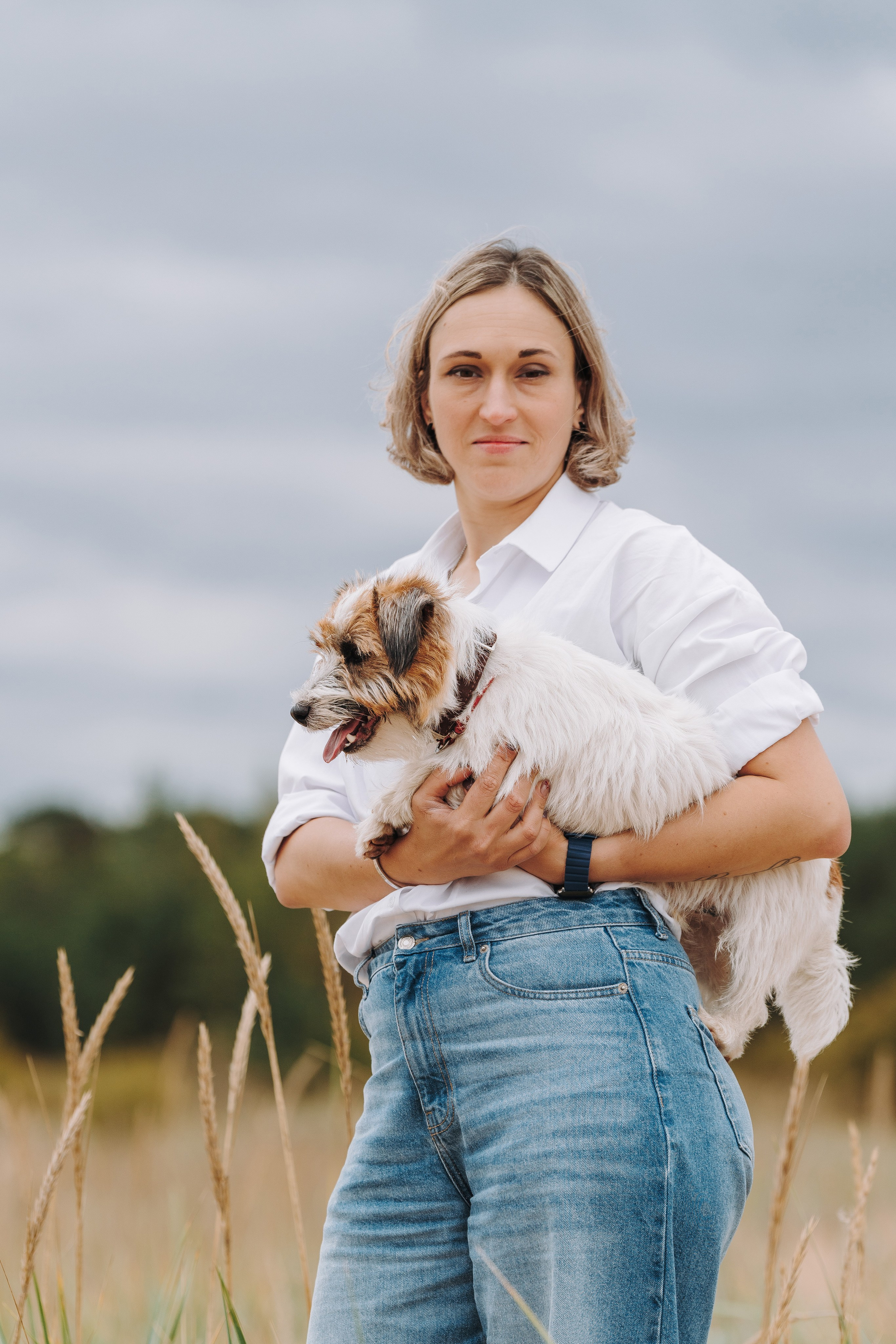 Оля, Ларс и Лукас. Фотограф анималист в Спб недорого Олеся Майорова