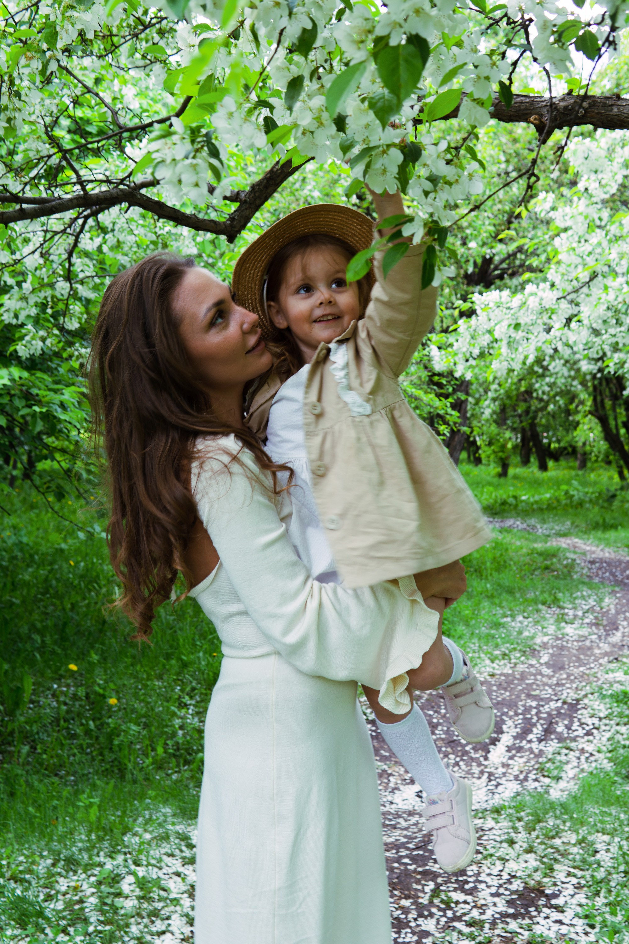 Весенняя фотосессия для мамы с дочкой. Челябинск. Портретный фотограф Челябинск Константин Марунин