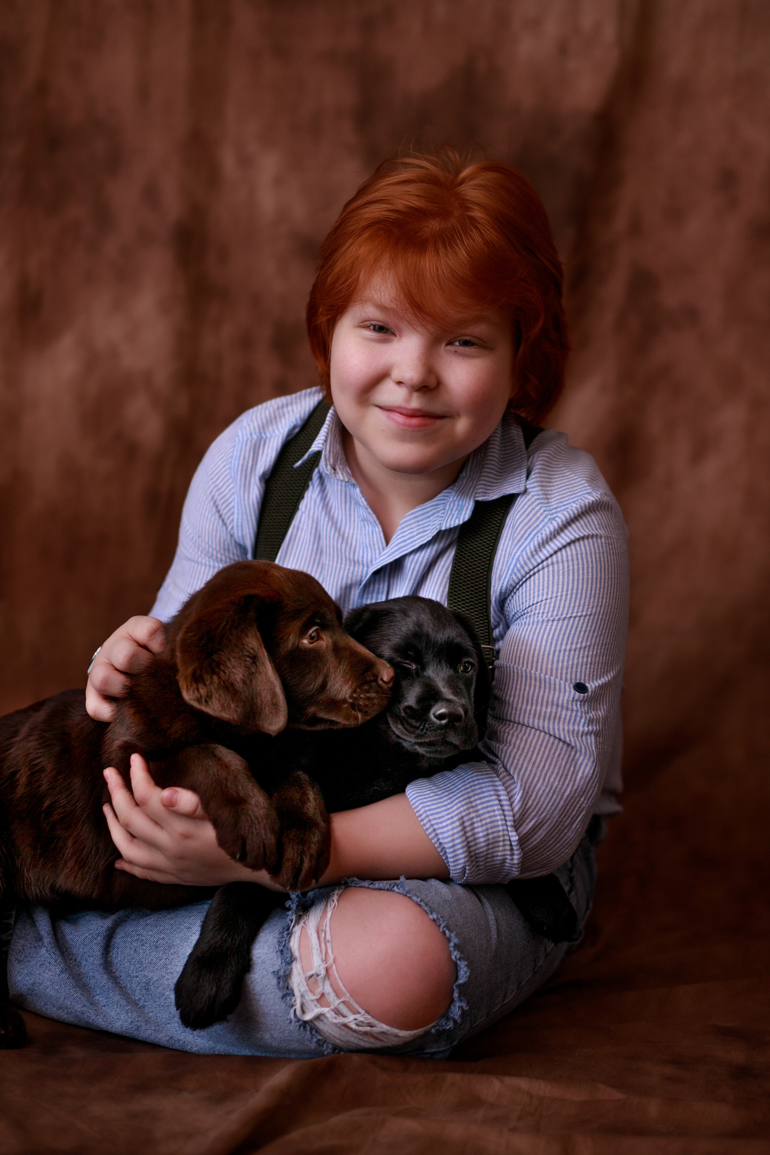 Фотосессия с животными. Щенки. Собаки. Фотограф Кравченко Юлия. Энгельс