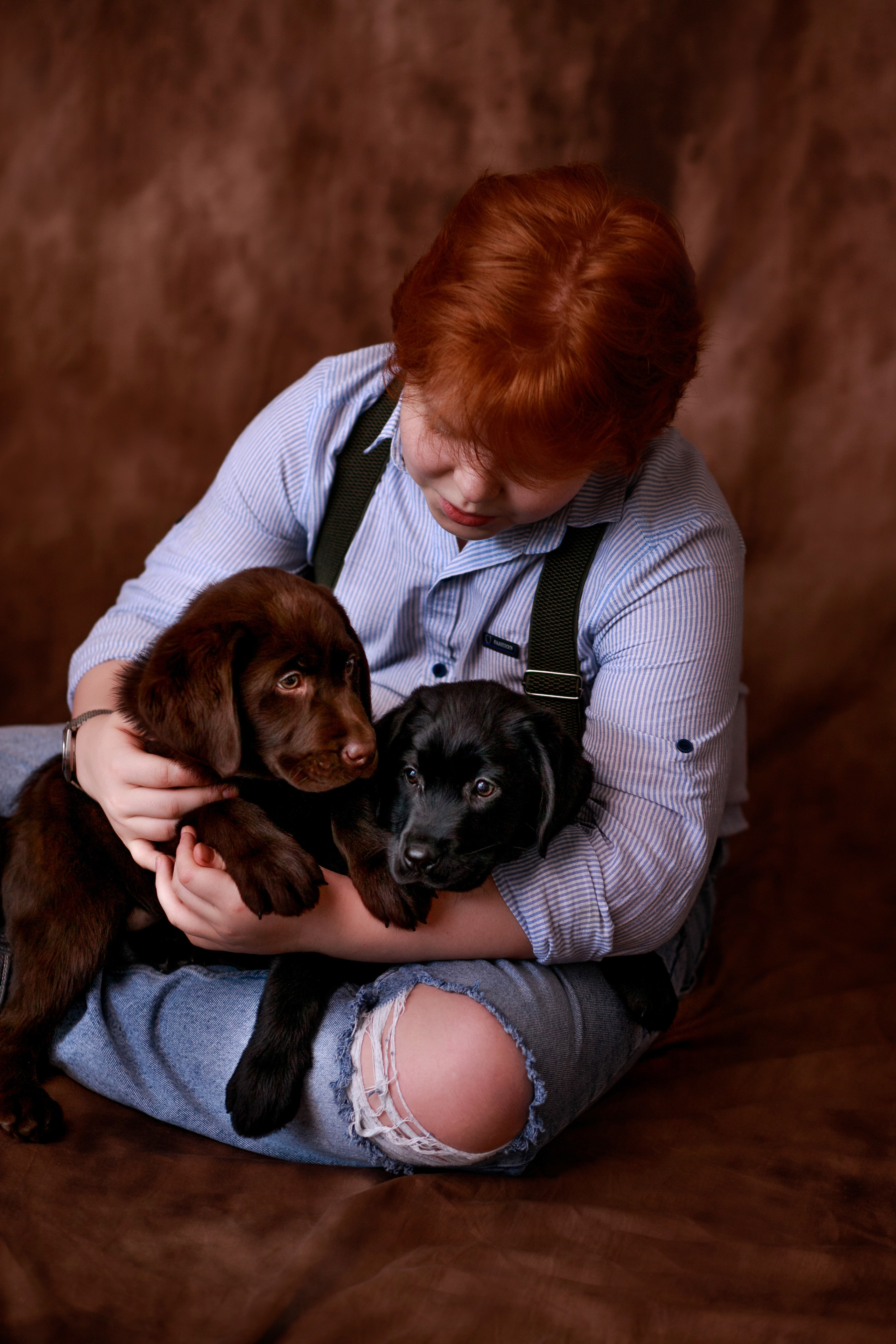 Фотосессия с животными. Щенки. Собаки. Фотограф Кравченко Юлия. Энгельс