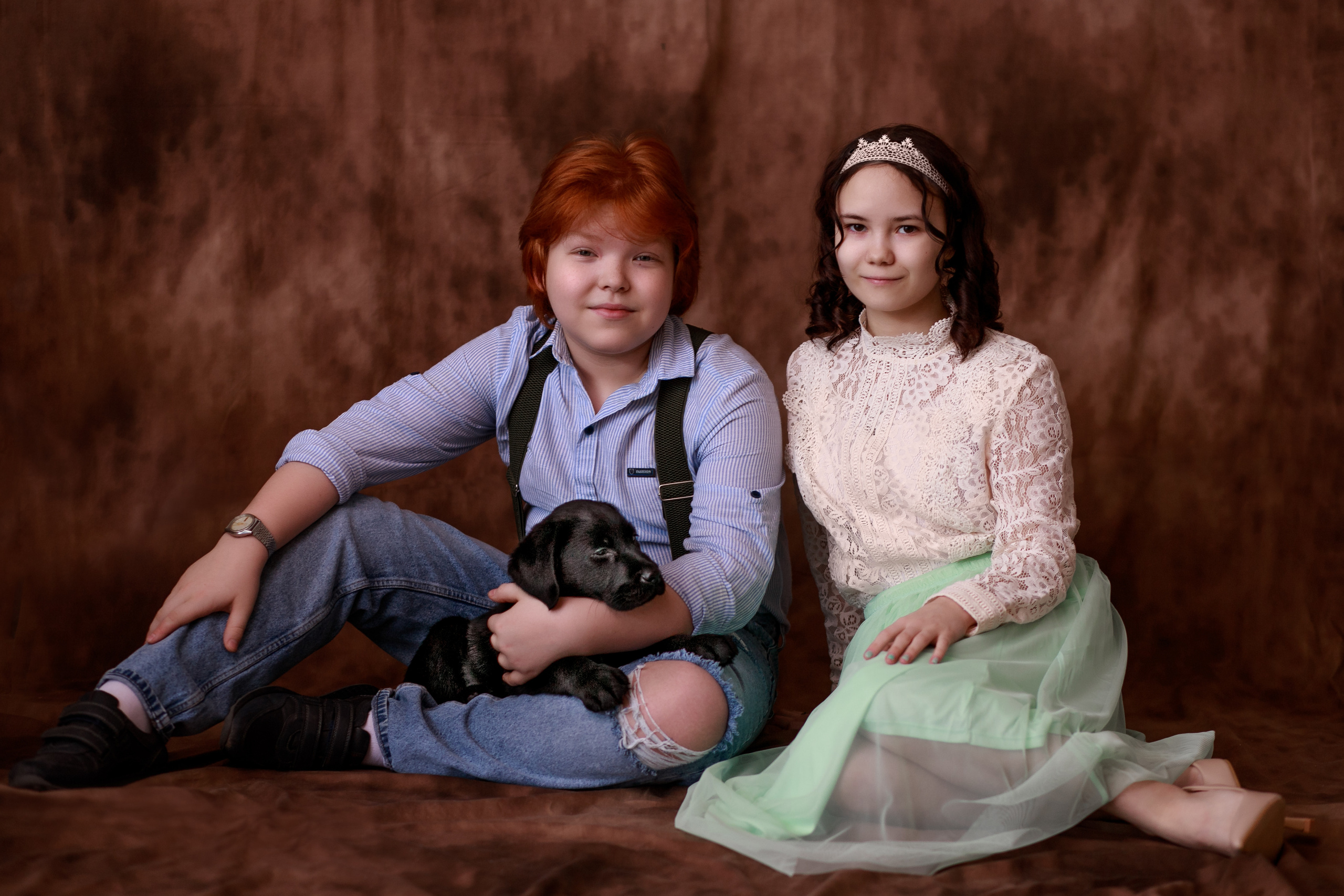 Фотосессия с животными. Щенки. Собаки. Фотограф Кравченко Юлия. Энгельс