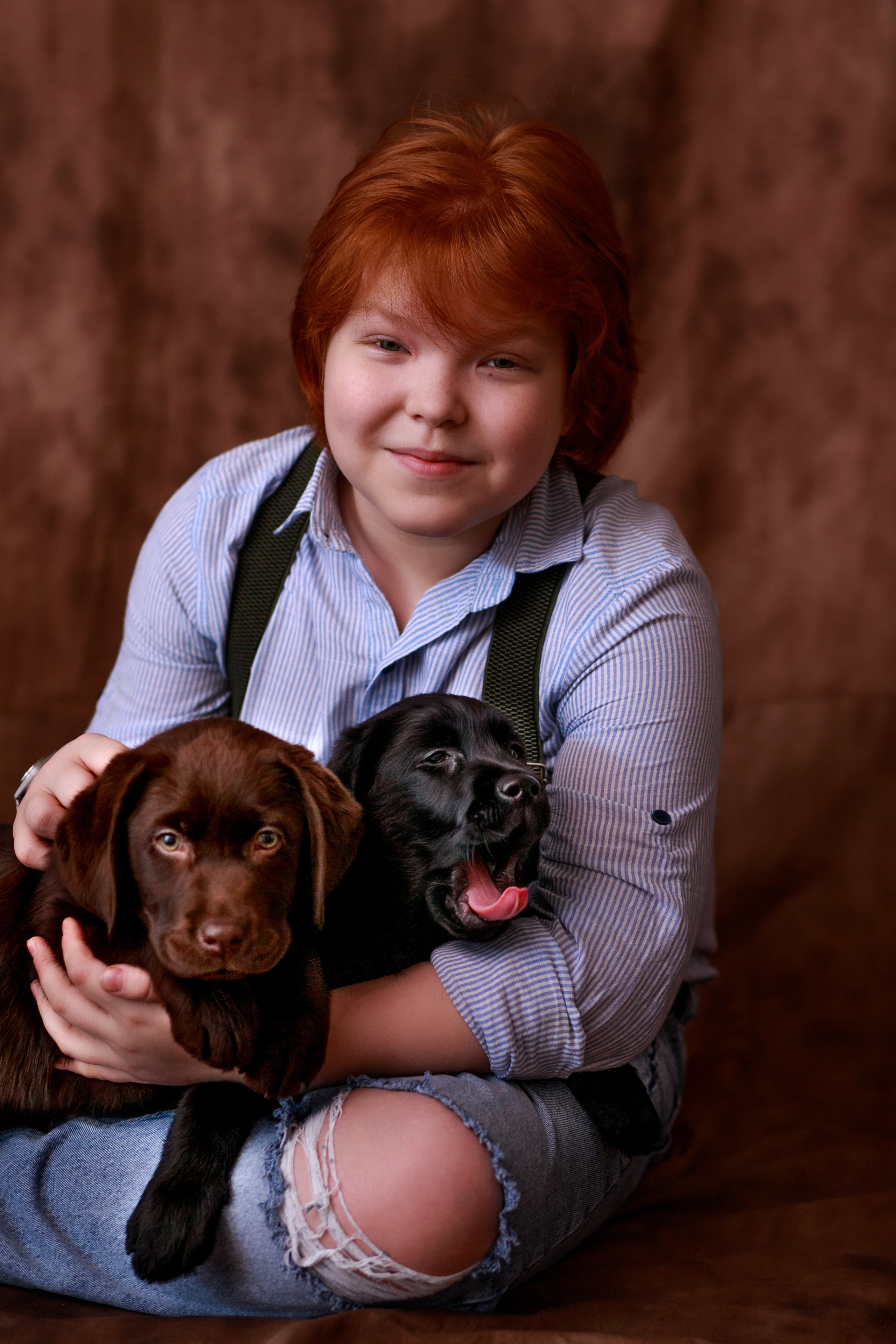 Фотосессия с животными. Щенки. Собаки. Фотограф Кравченко Юлия. Энгельс