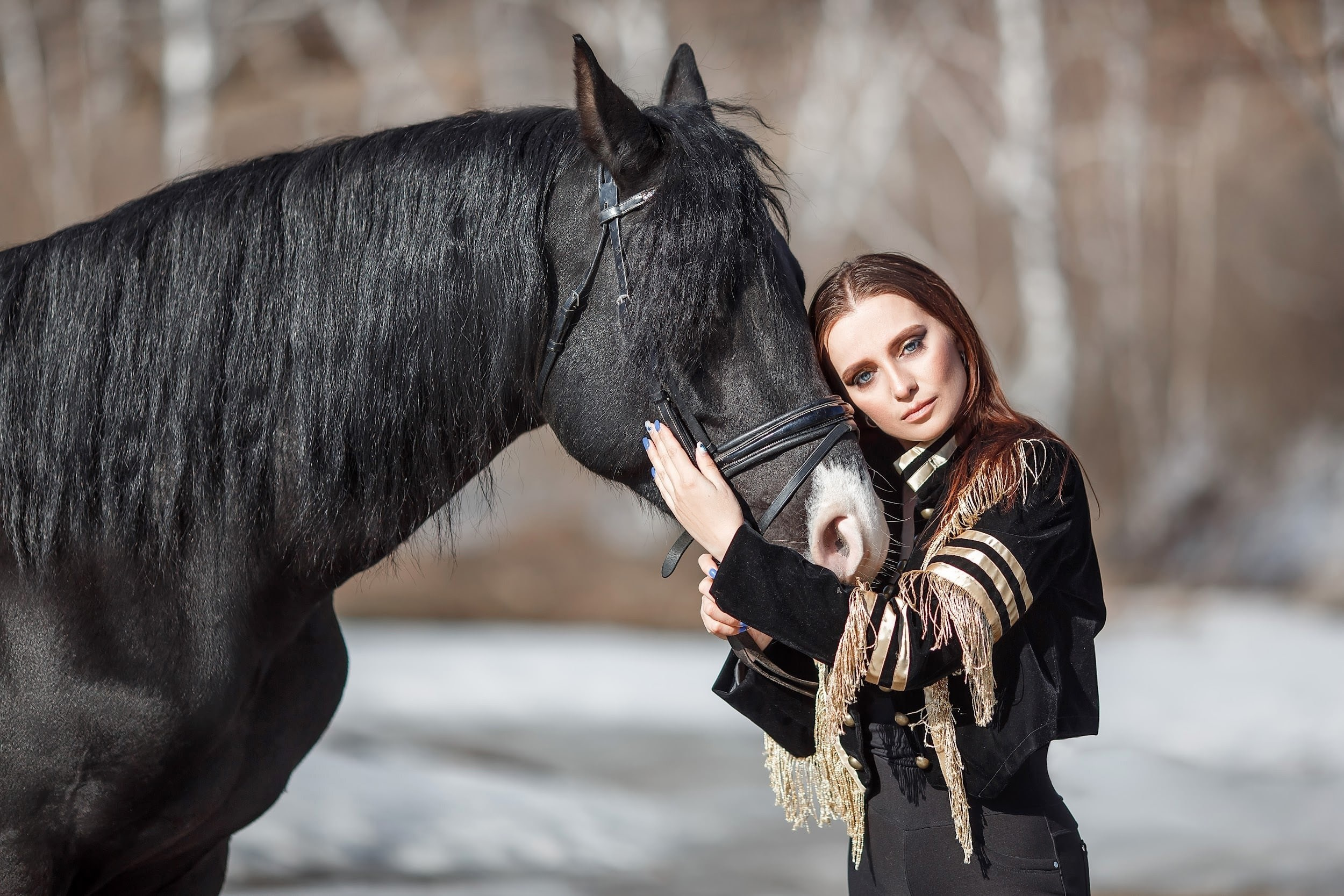 С конем. Сказочный фотограф фотопроекты фототуры в Новосибирске и на Алтае