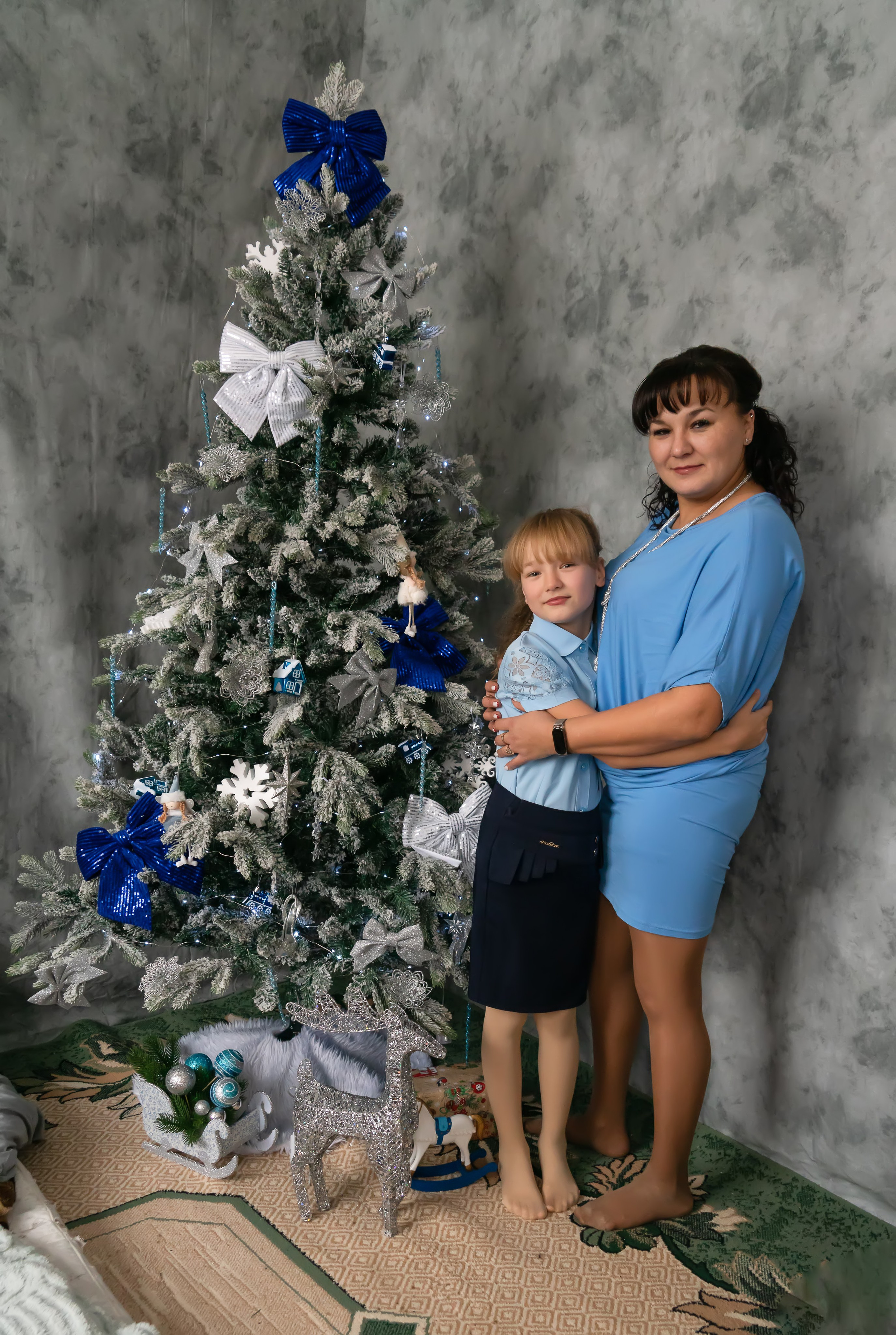 Семейная новогодняя съемка. Семейный и детский фотограф Тула Ясногорск Тульская область Надежда Кукушкина