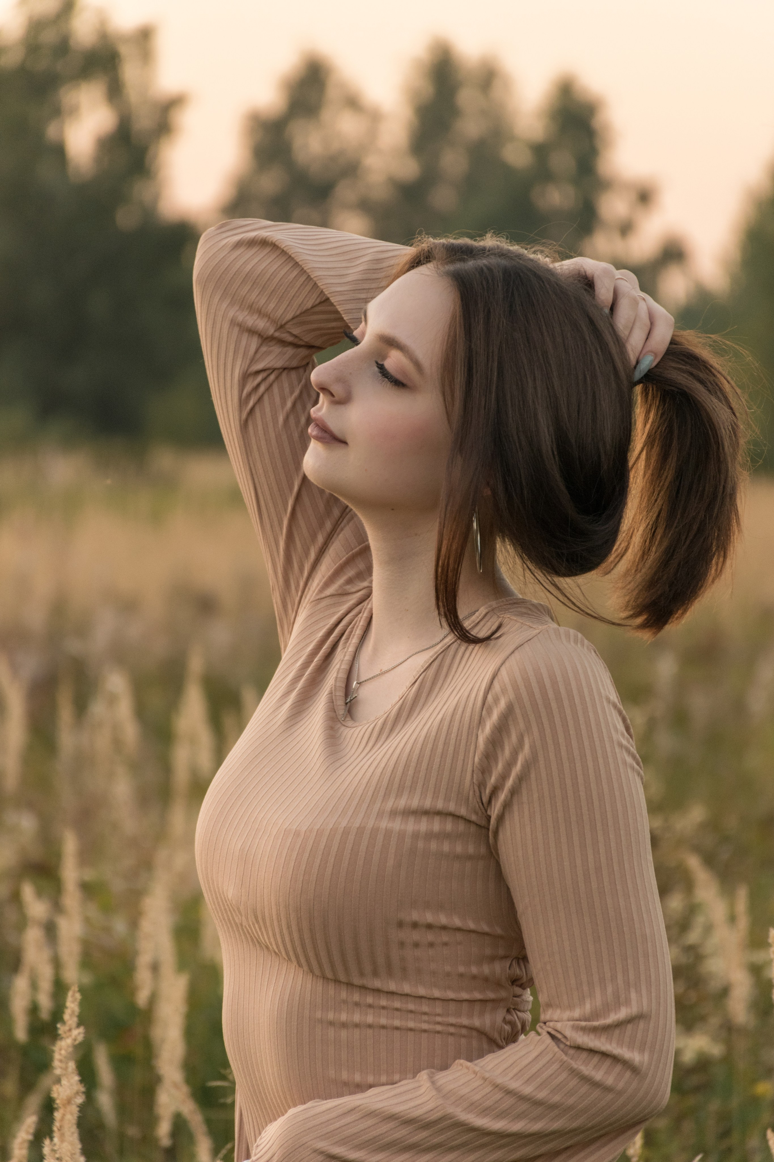 Алина и Влад на закате. Фотограф в Павловском Посаде, Москве Елена Фролова