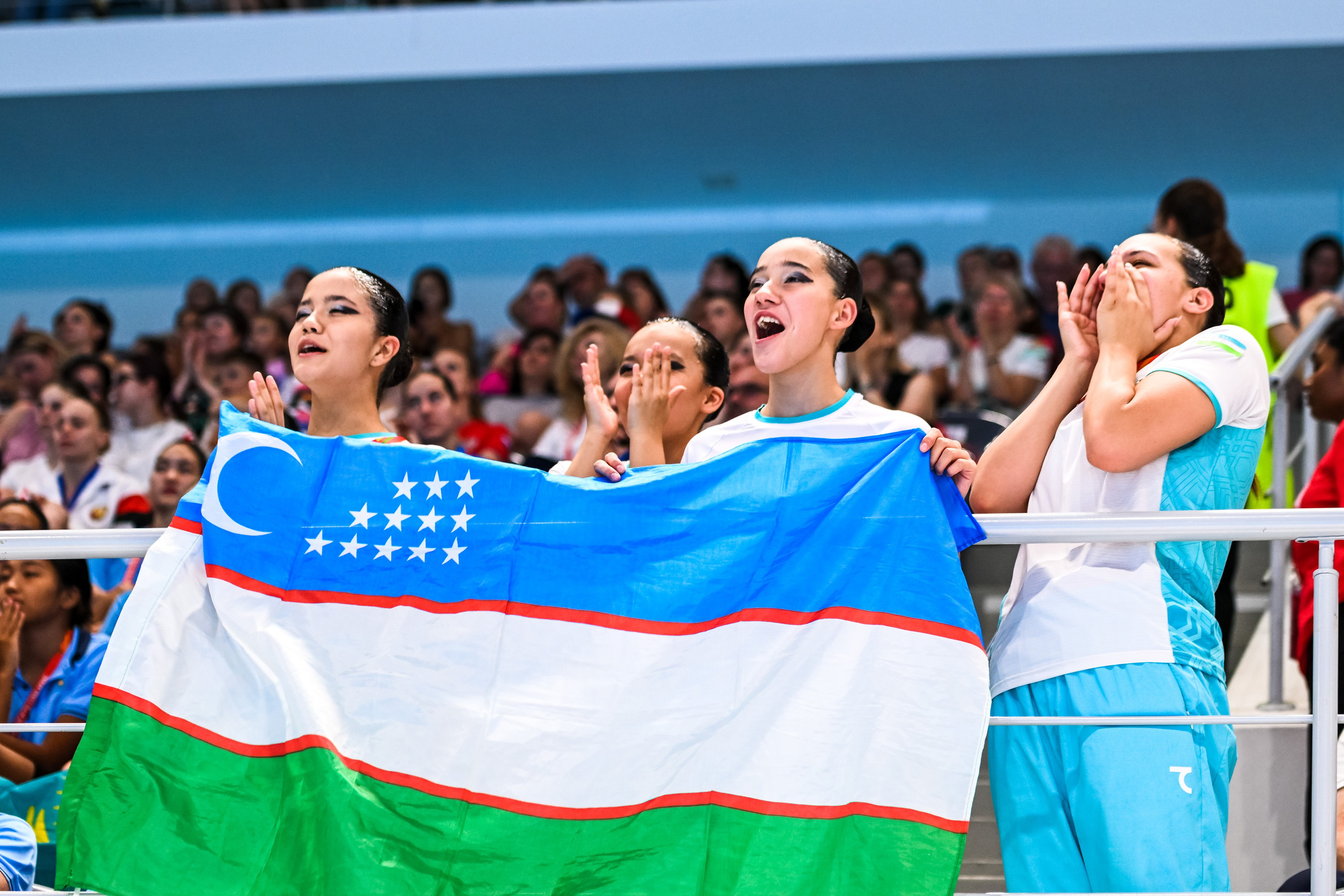 Синхронное плавание «Спортивные игры стран БРИКС». Спортивный и репортажный фотограф в Казани Вячеслав Сатонин