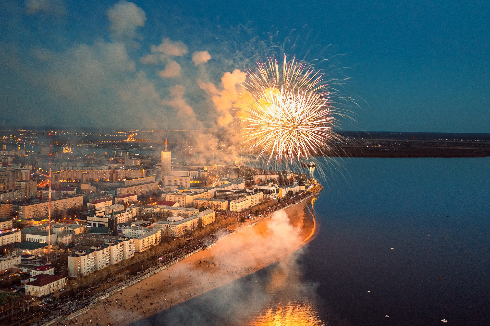 Город. Аэросъемка в Архангельске, Александр Ермолин